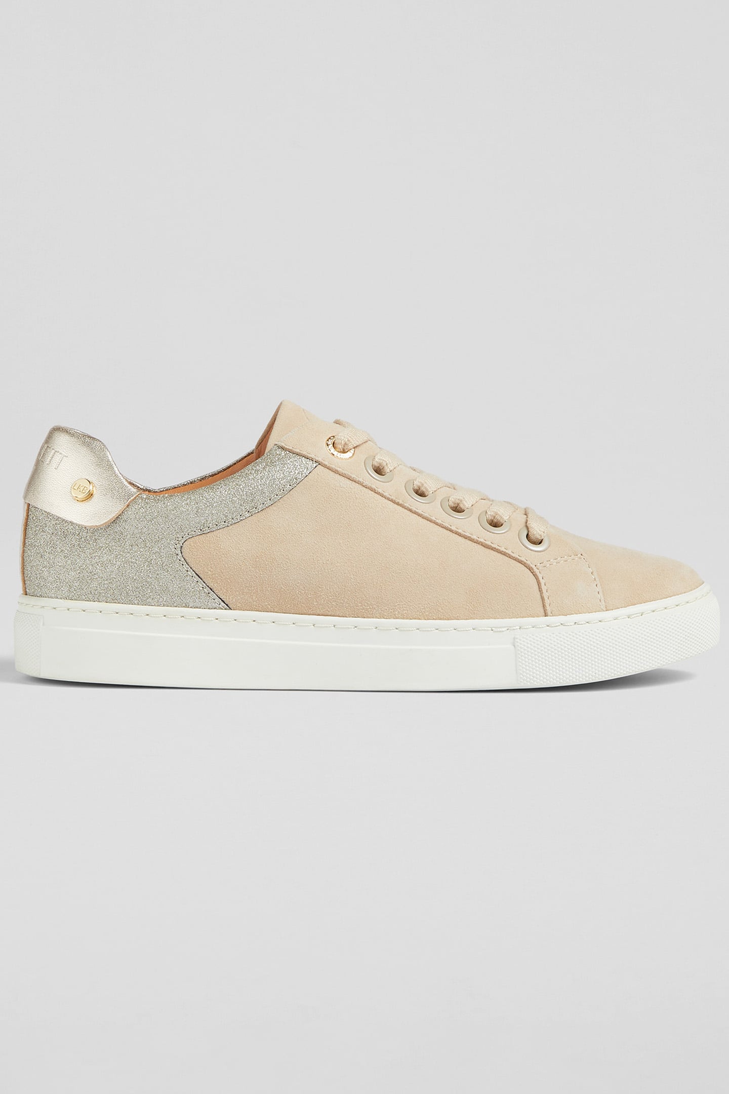 FL SIGNATURE STUD TRAINER CREAM/GOLD 1