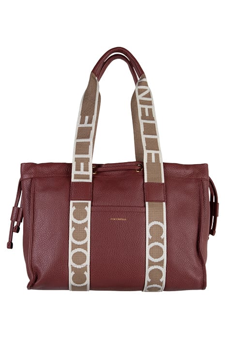 GRAINED LEATHER SIGNATURE TOTE BAG 3