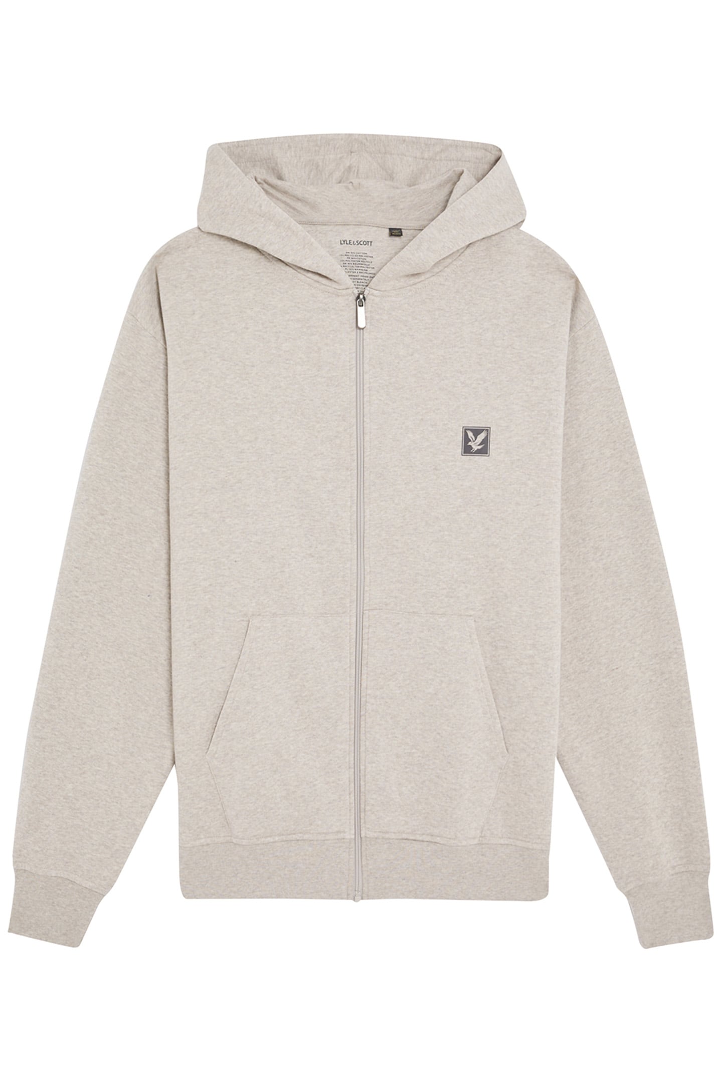 LOUNGEWEAR ZIP THROUGH HOODIE OATMEAL MARL 4