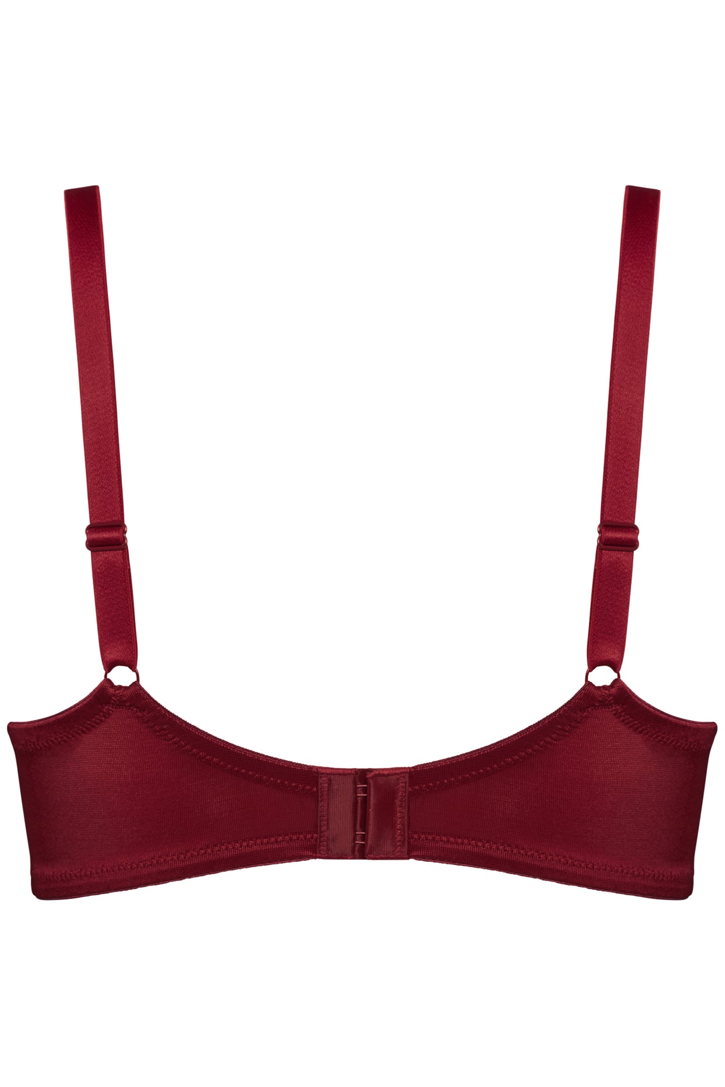 SEDUCTION CABERNET PRINT PLUNGE BALCONY BRA 3