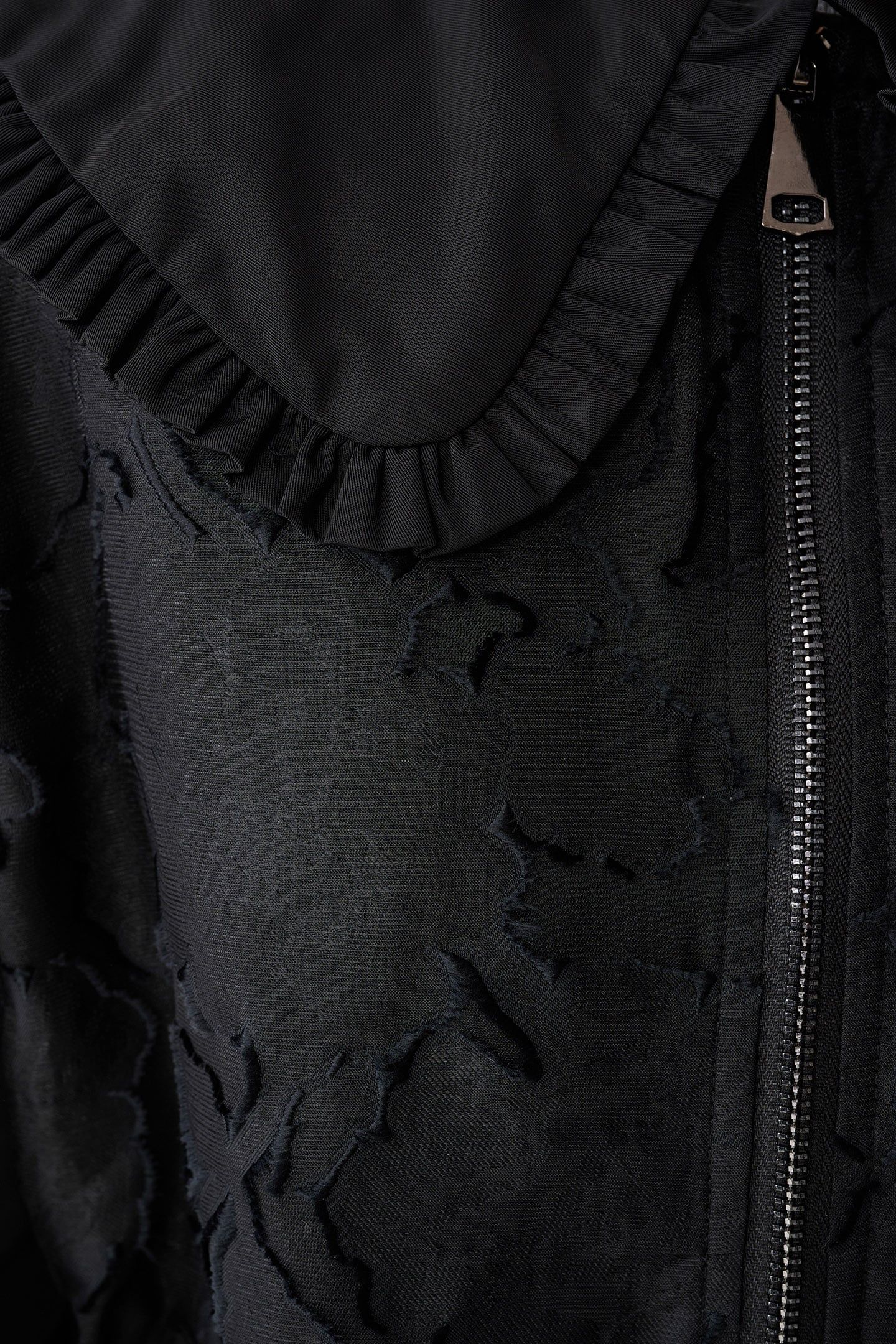 GBA-SBBIG COLLAR BOMBER BLACK 7