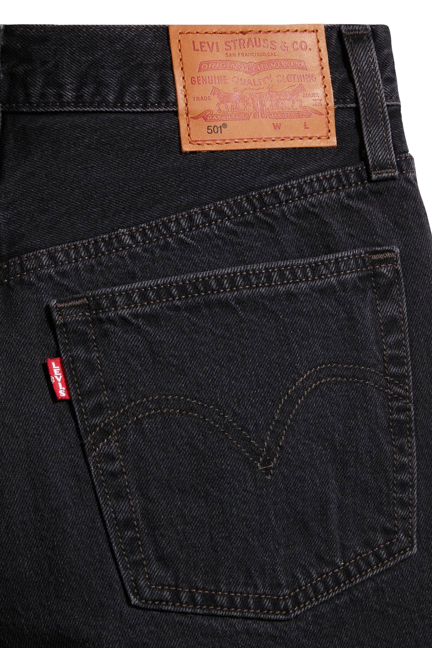 501® MID THIGH SHORTS BLACK 8