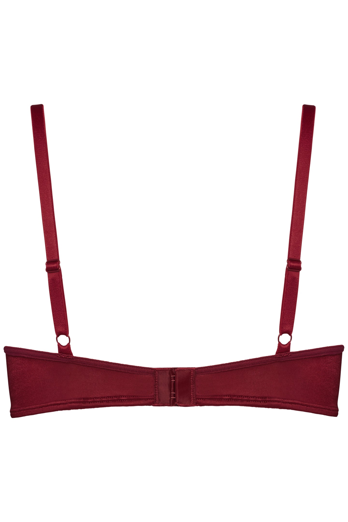SEDUCTION CABERNET PRINT PLUNGE BALCONY BRA 4