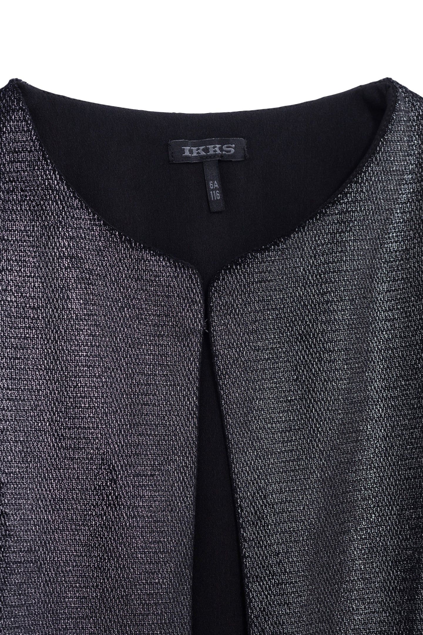 SILVER VELVET METALLIC SHORT JACKET 3