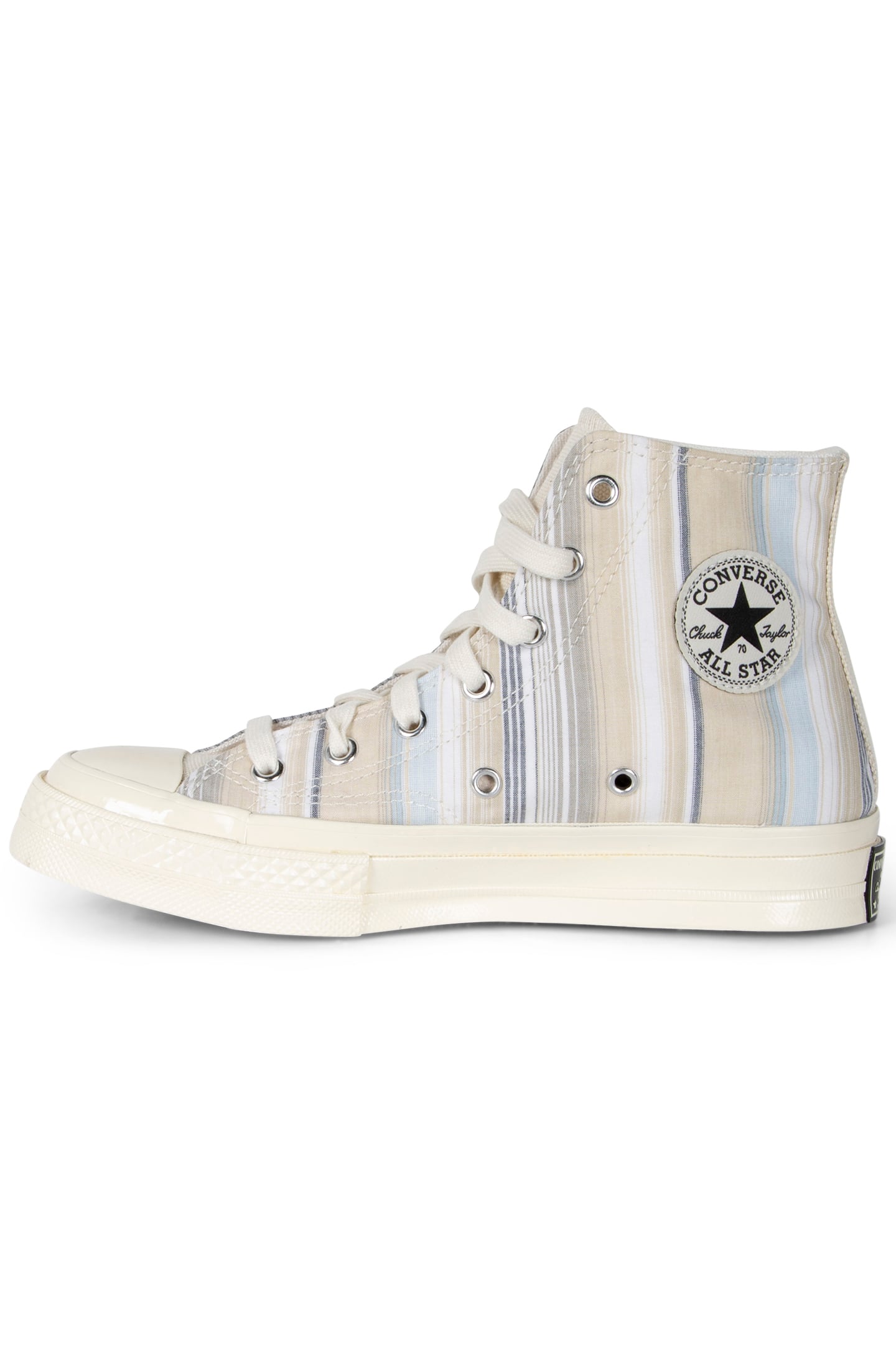 UNISEX CHUCK 70 BEYOND RETRO STRIPED EGRET/MULTI/EGRET 3