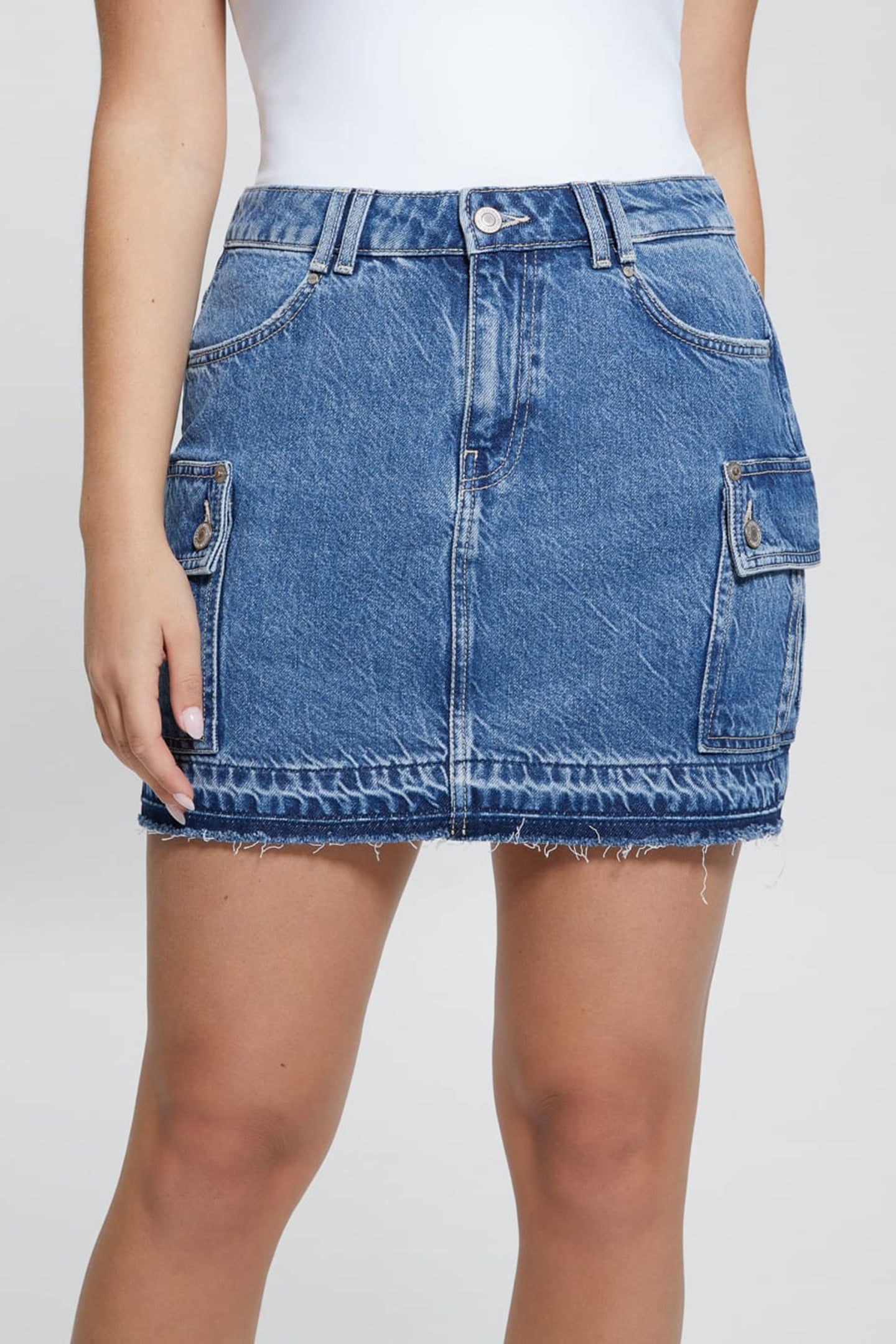 GUESS ECO VIVETTE SKIRT THE MARITIME 6