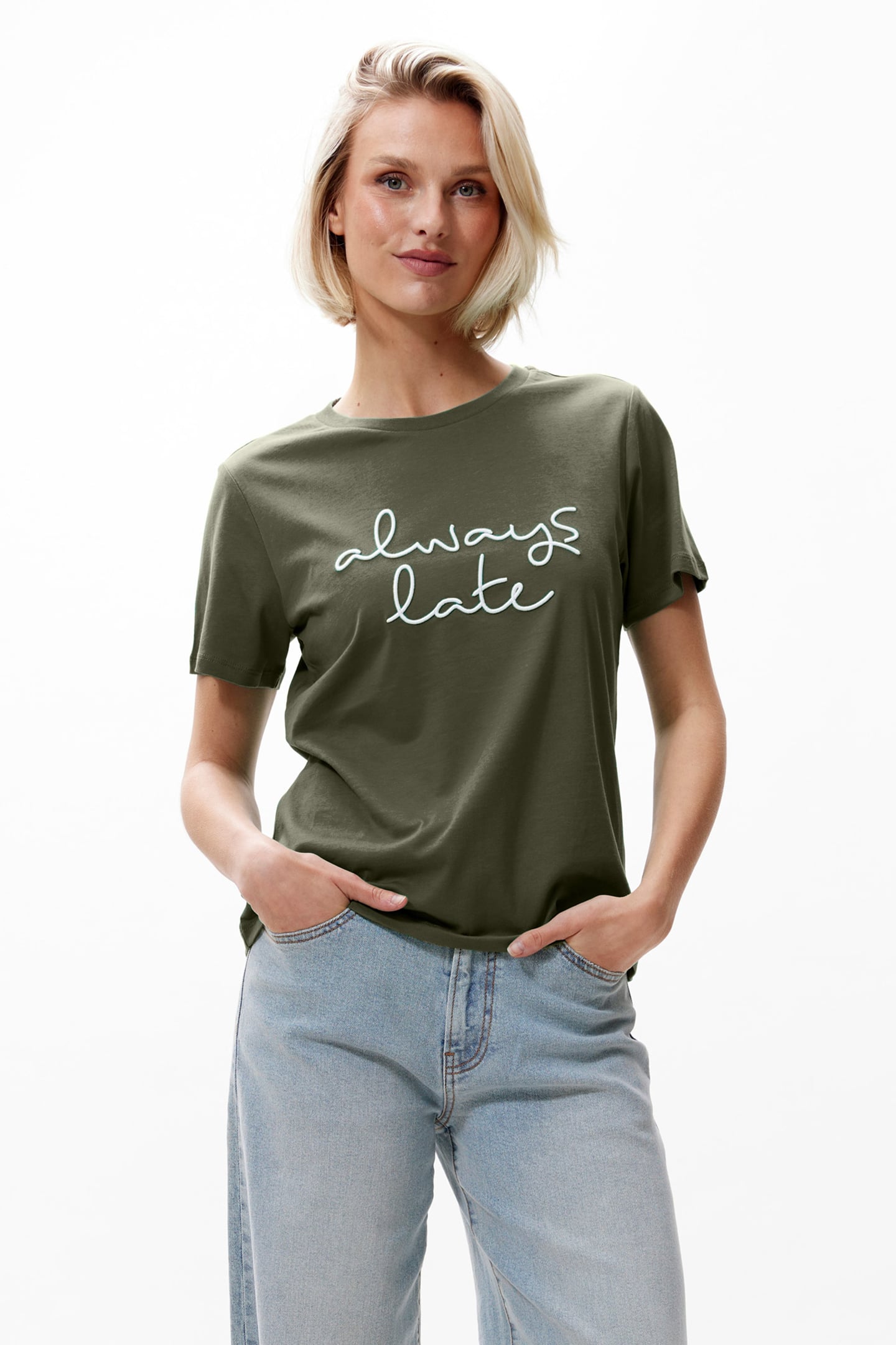 ALWAYS LATE TSHIRT KALAMATA 1