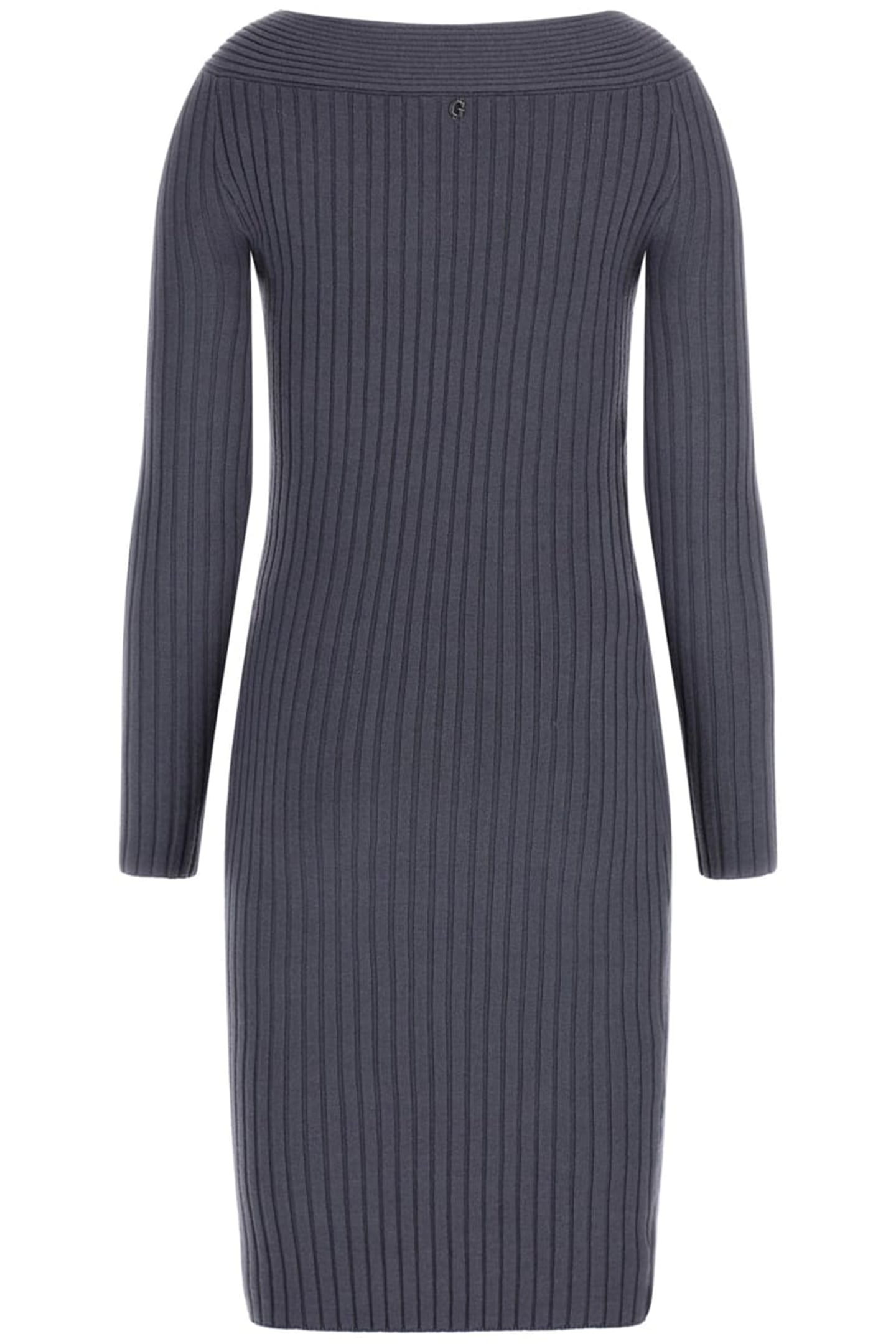 GUESS ECO MILANA LS WRAP DRESS BULLET GREY 1