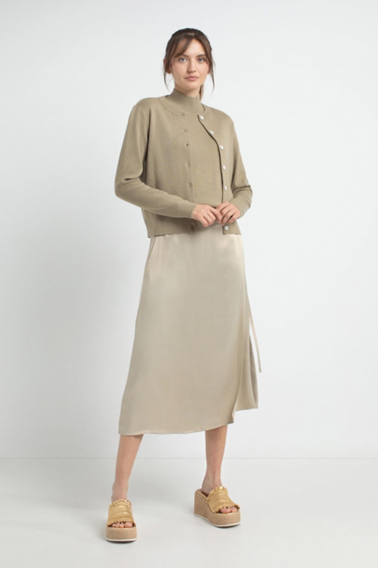 JACE CARDIGAN LIGHT OLIVE 2