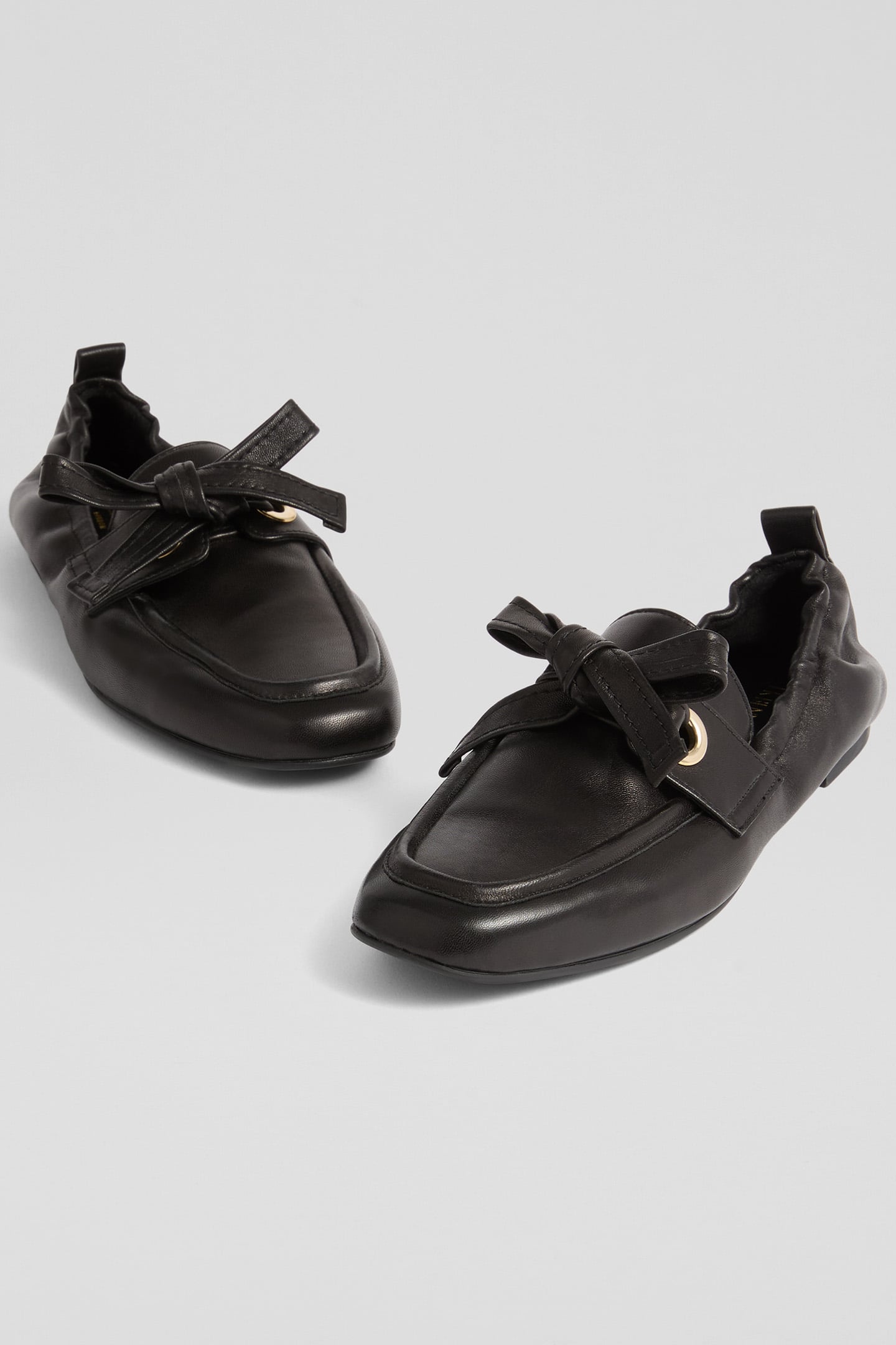 FL MAUDE EYELET BOW LOAFR BLACK 3