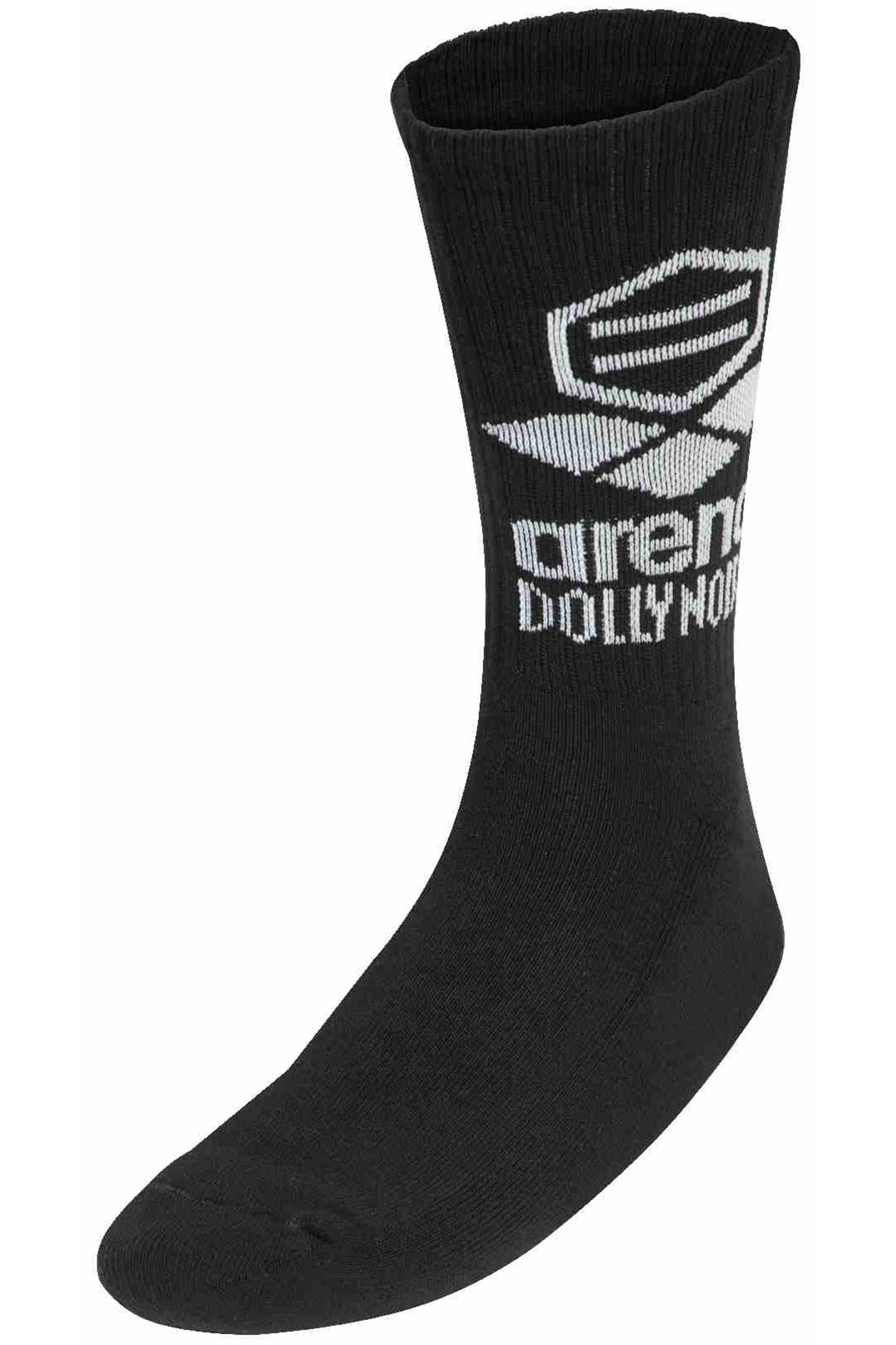 UNISEX ARENA/DOLLY NOIRE SOCKS BLACK-WHITE 3