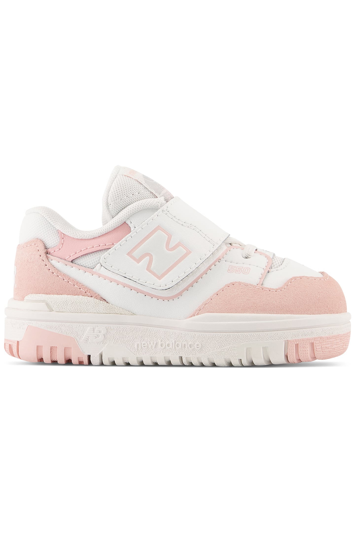 INFANT GIRLS 550 BUNGEE LACE WITH TOP STRAP WHITE 1