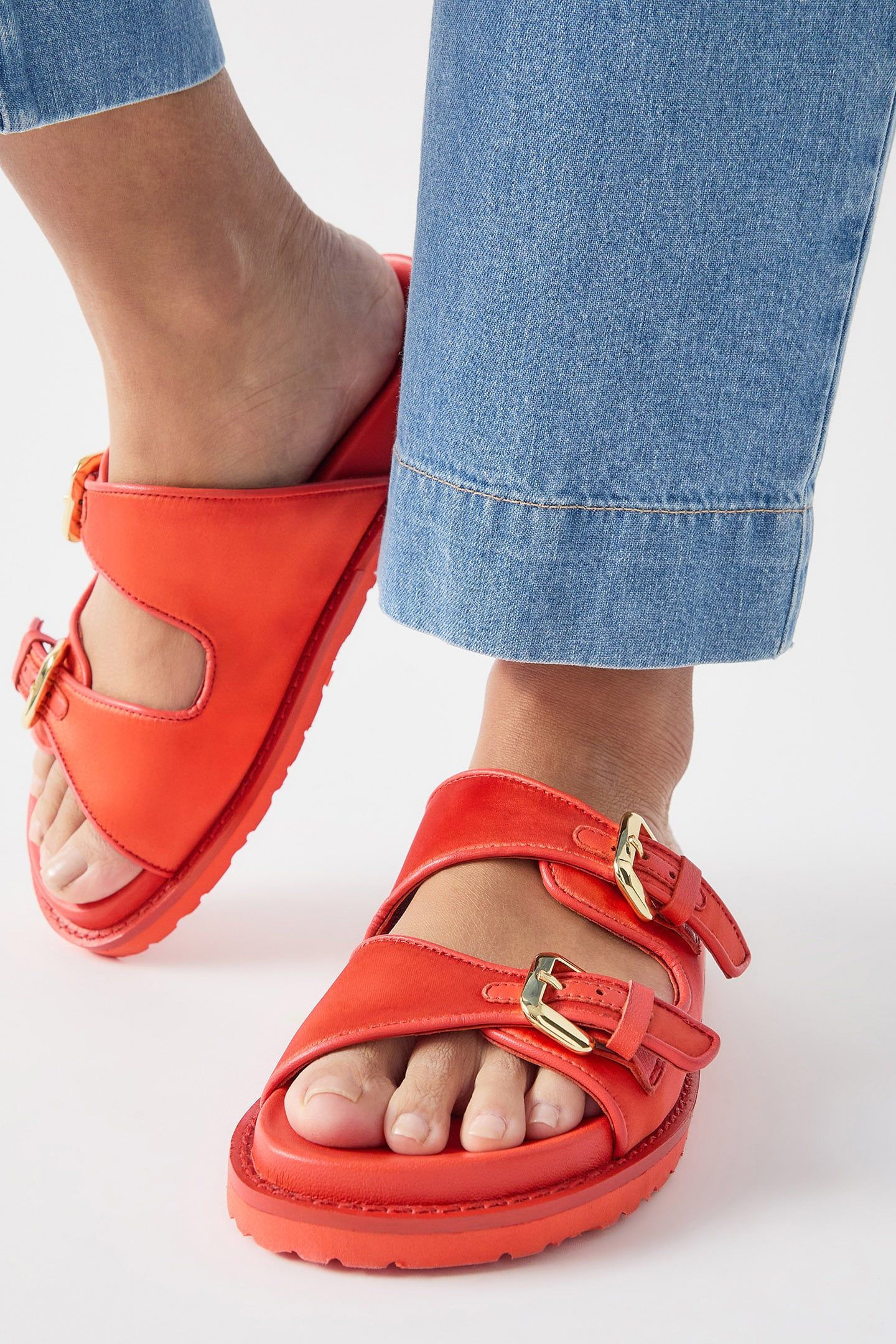 FLS CAPRI BUCKLE STRAP RED 4