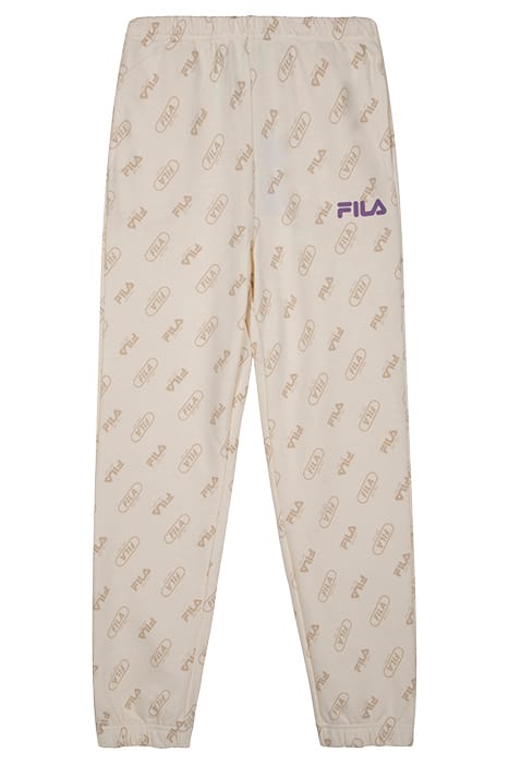 GIRLS LOITZENDORF AOP SWEAT PANTS ANTIQUE WHITE PILL LOGO AO 1