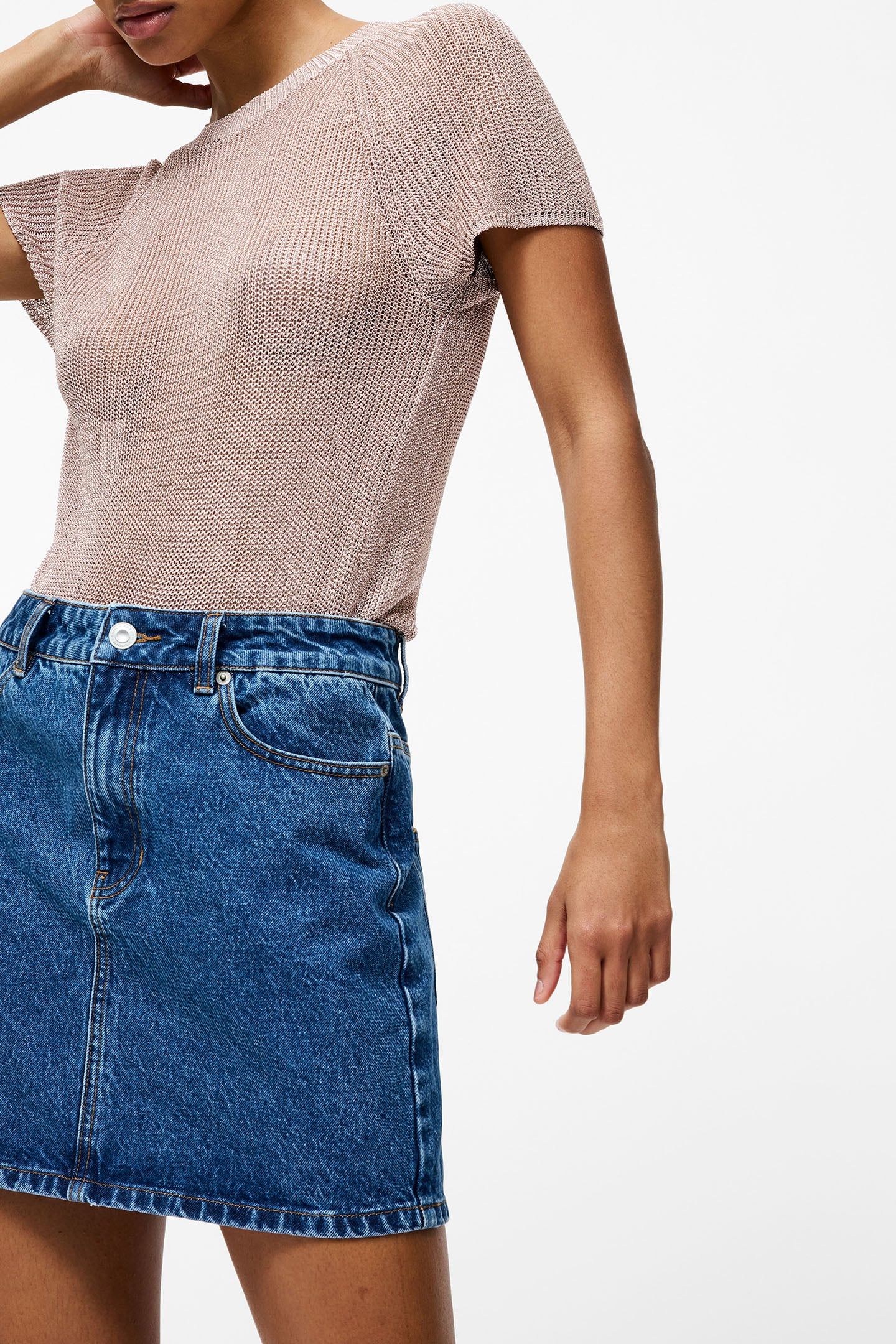 DALLAS DENIM MINI SKIRT VINTAGE 4