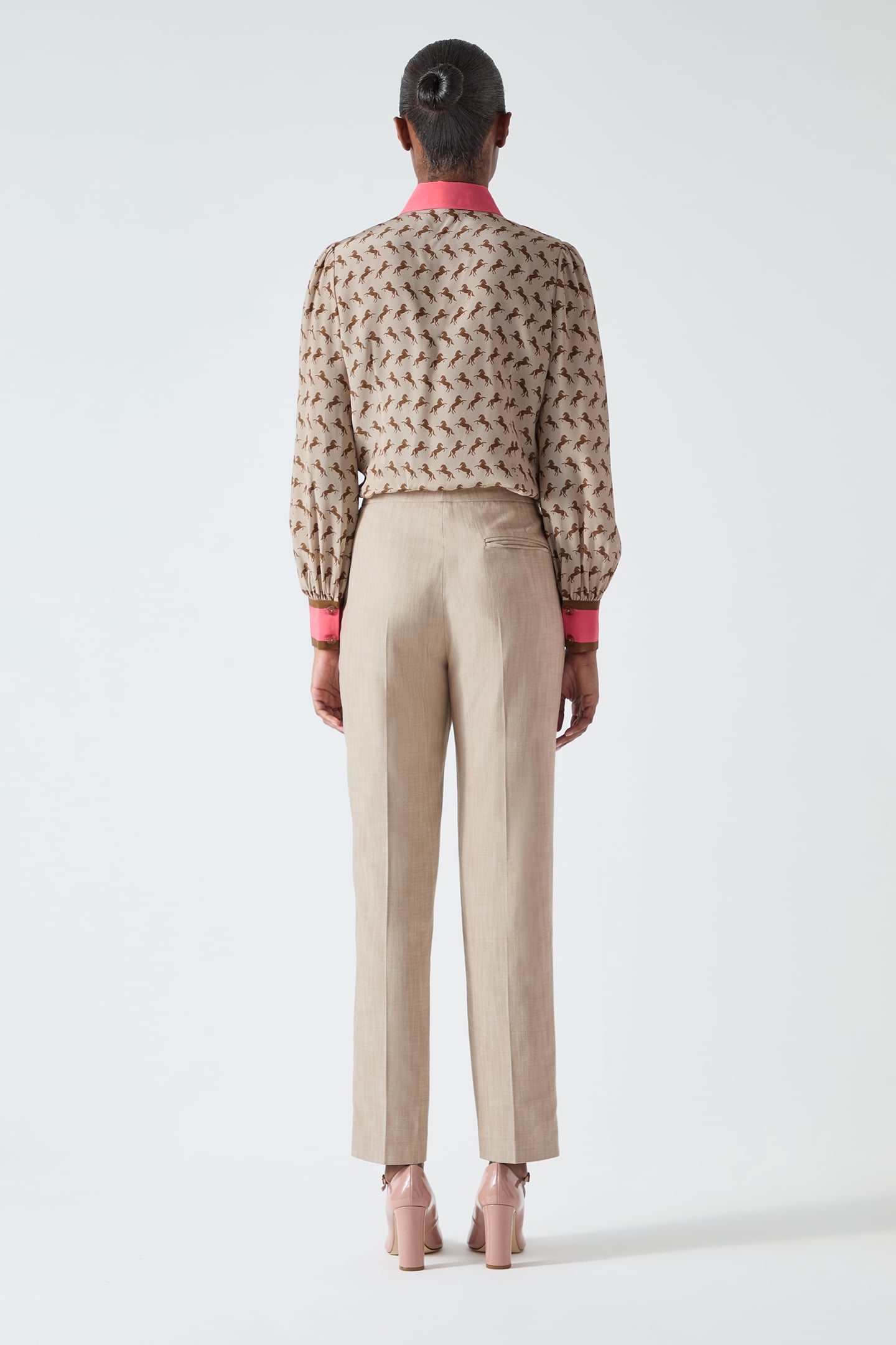 TR AMELIA SLIM TROUSER BEIGE 2