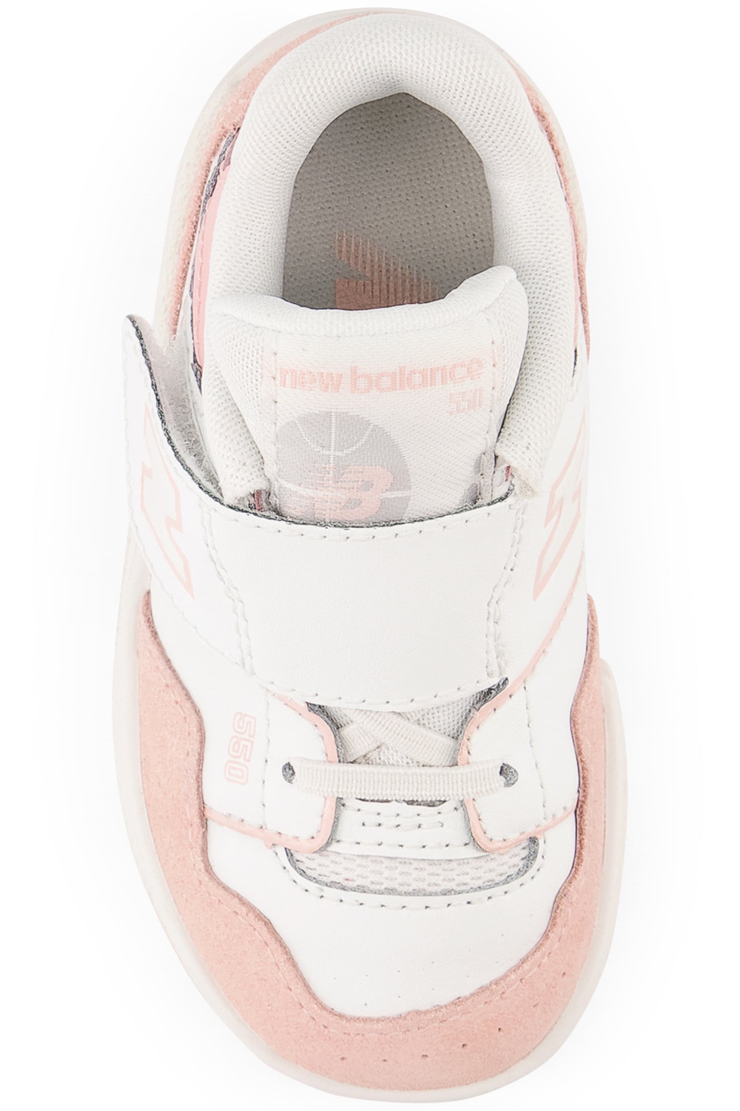 INFANT GIRLS 550 BUNGEE LACE WITH TOP STRAP WHITE 3