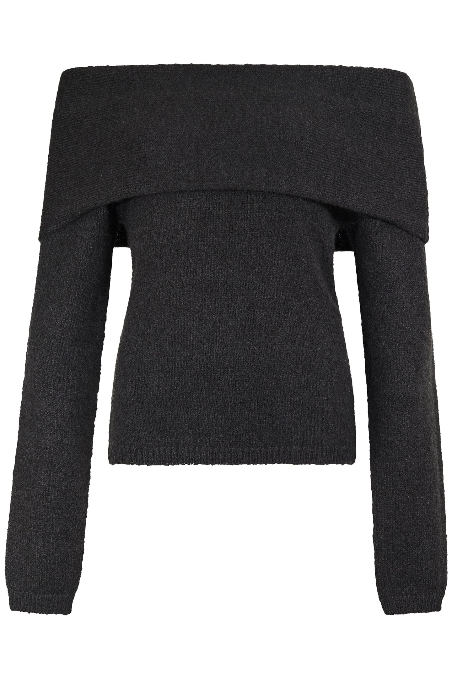 SBSTUDIO OFF SHOULDER KNIT ANTHRACITE 4
