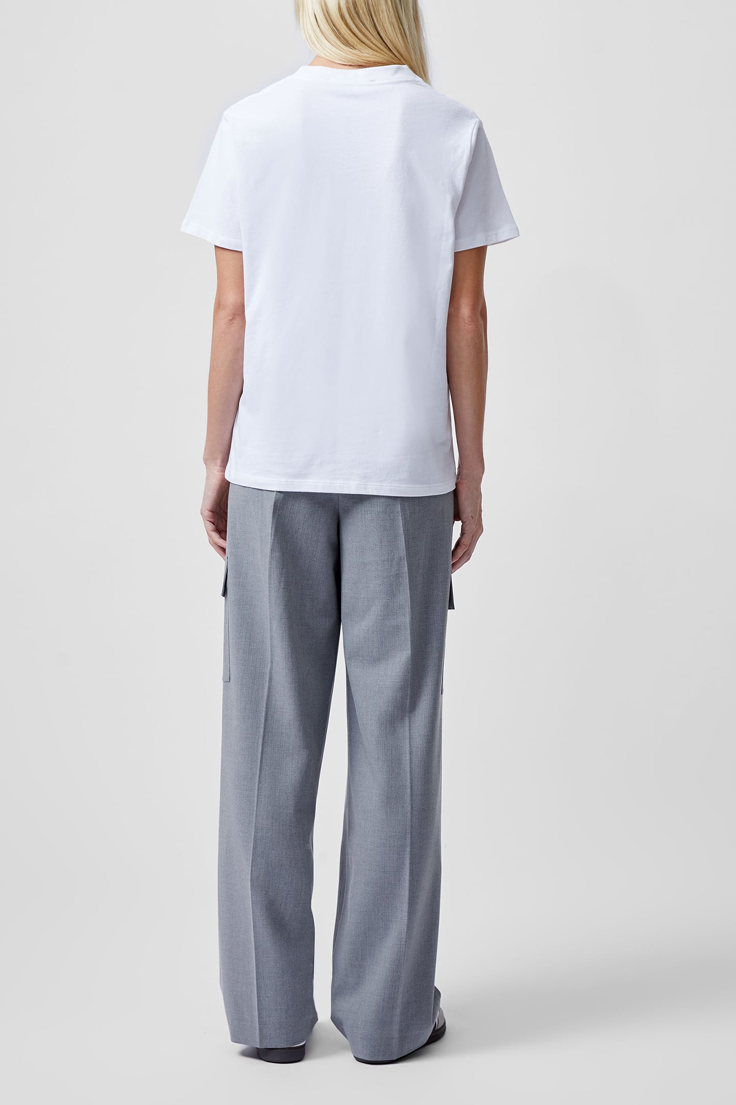 1OSE LOGO PEACHED GRAPHIC TEE LINEN WHITE 2