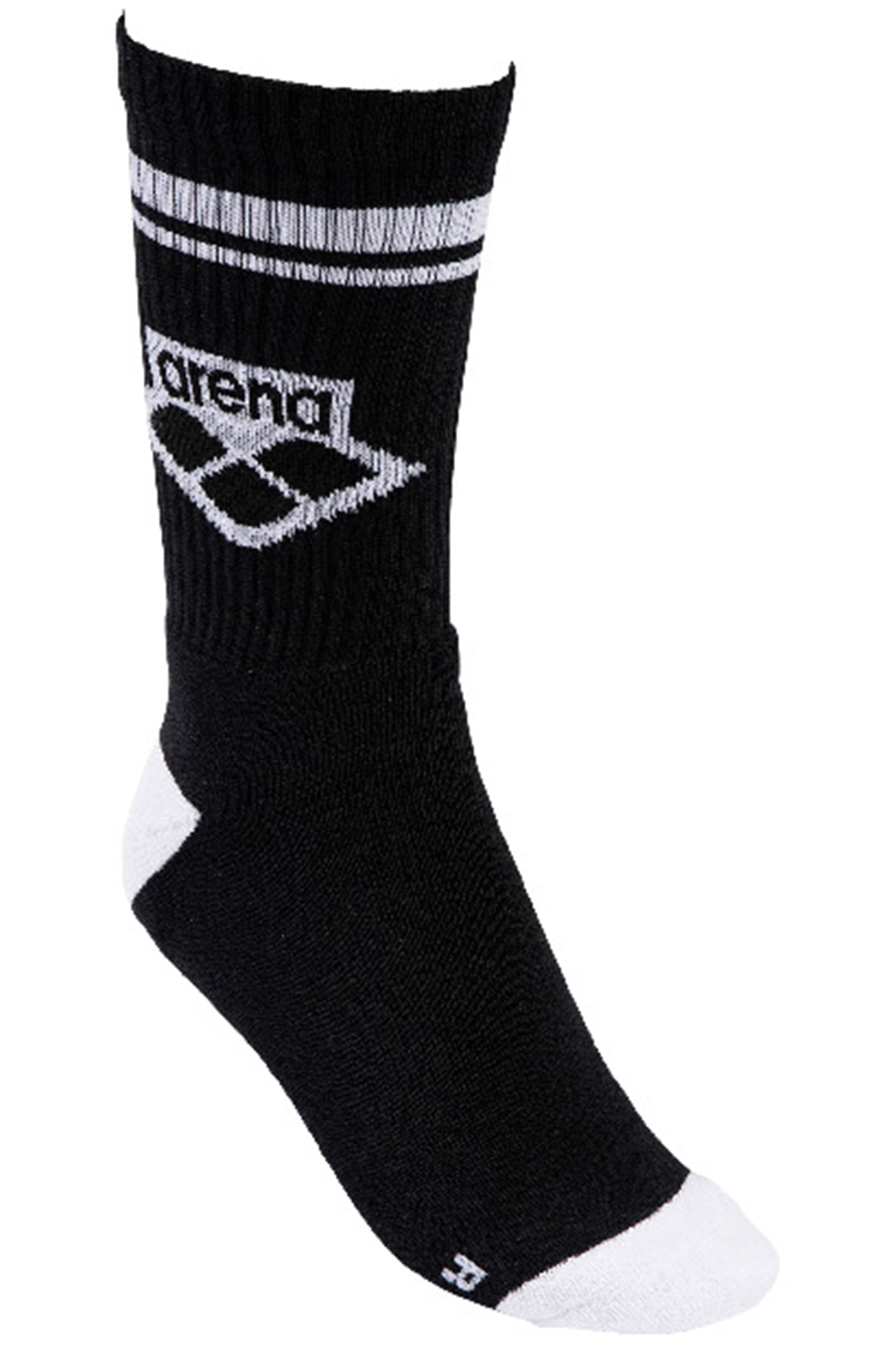 UNISEX ARENA ICONS SOCKS BLACK-WHITE 2