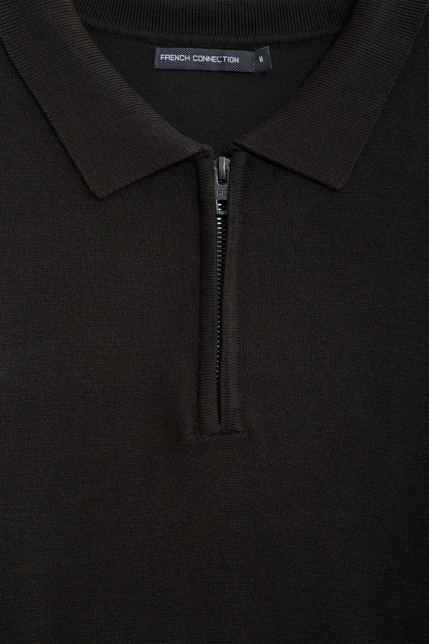 POLO ZIP LS LUXE DK GREEN 3
