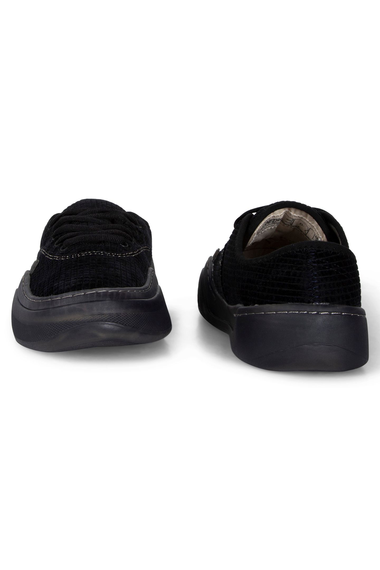 ERL – UNISEX CORDUROY COUPE SNEAKERS DARK BLACK 2