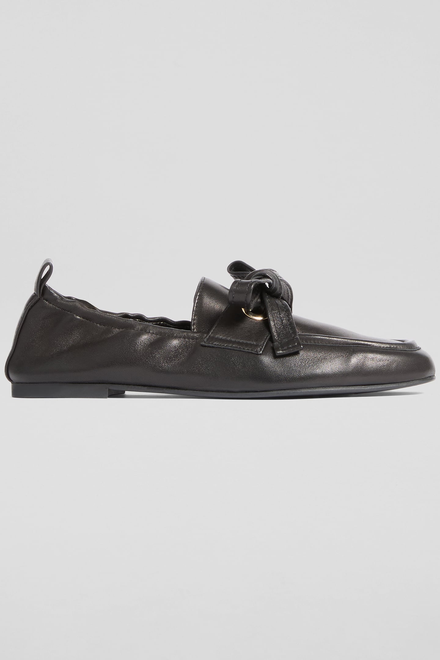FL MAUDE EYELET BOW LOAFR BLACK 1