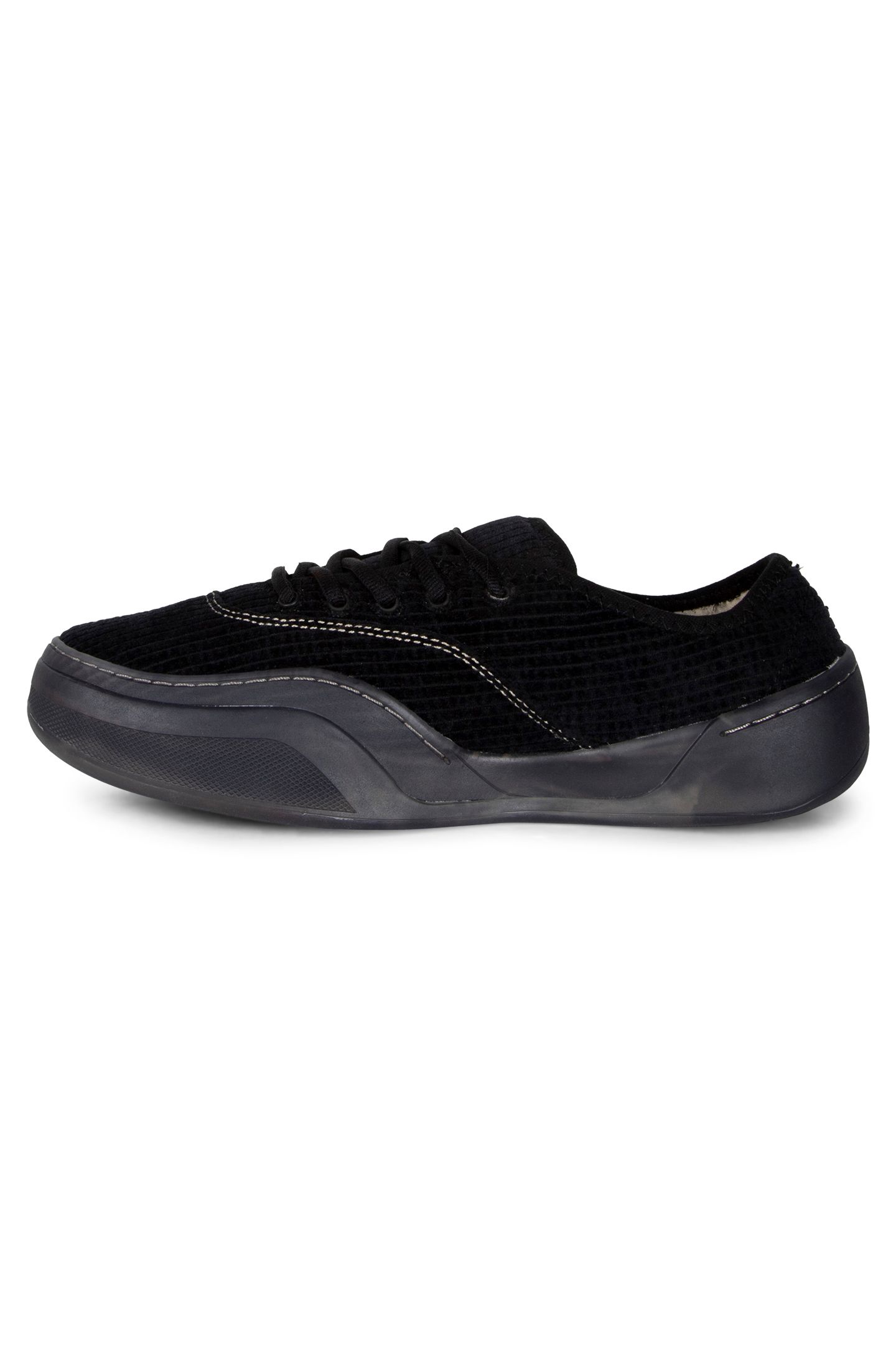ERL – UNISEX CORDUROY COUPE SNEAKERS DARK BLACK 3