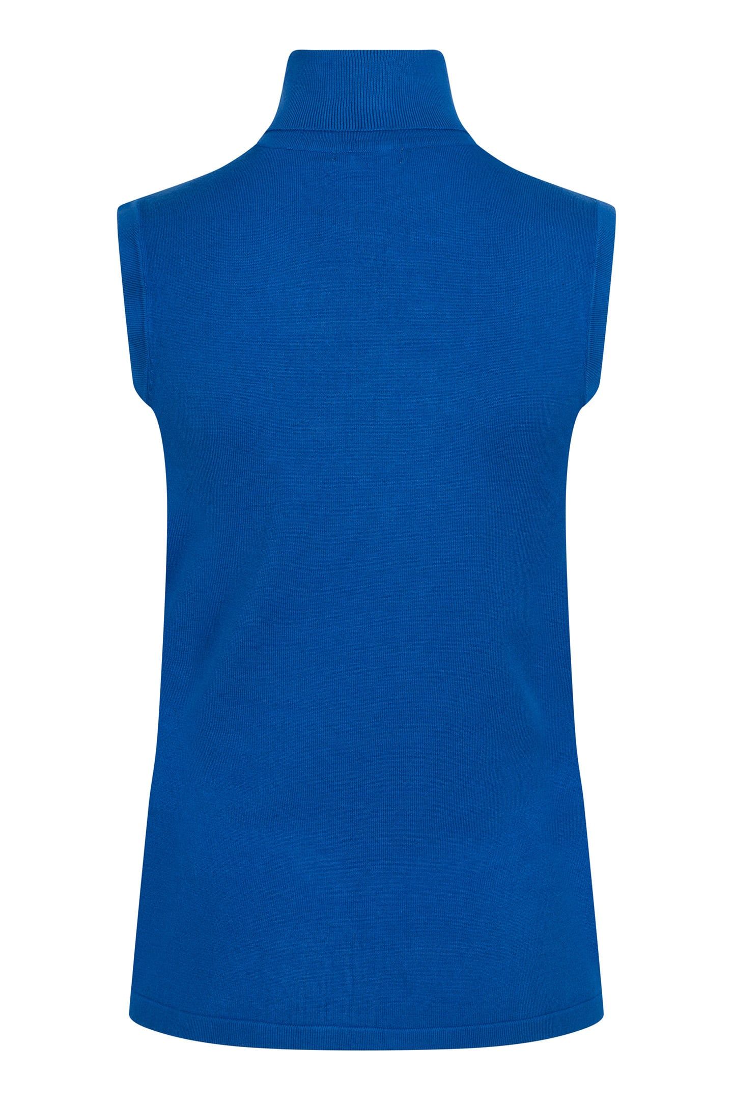 SWEATER SLV/LSS COL BASIC KNIT BRILLIANT BLUE 5