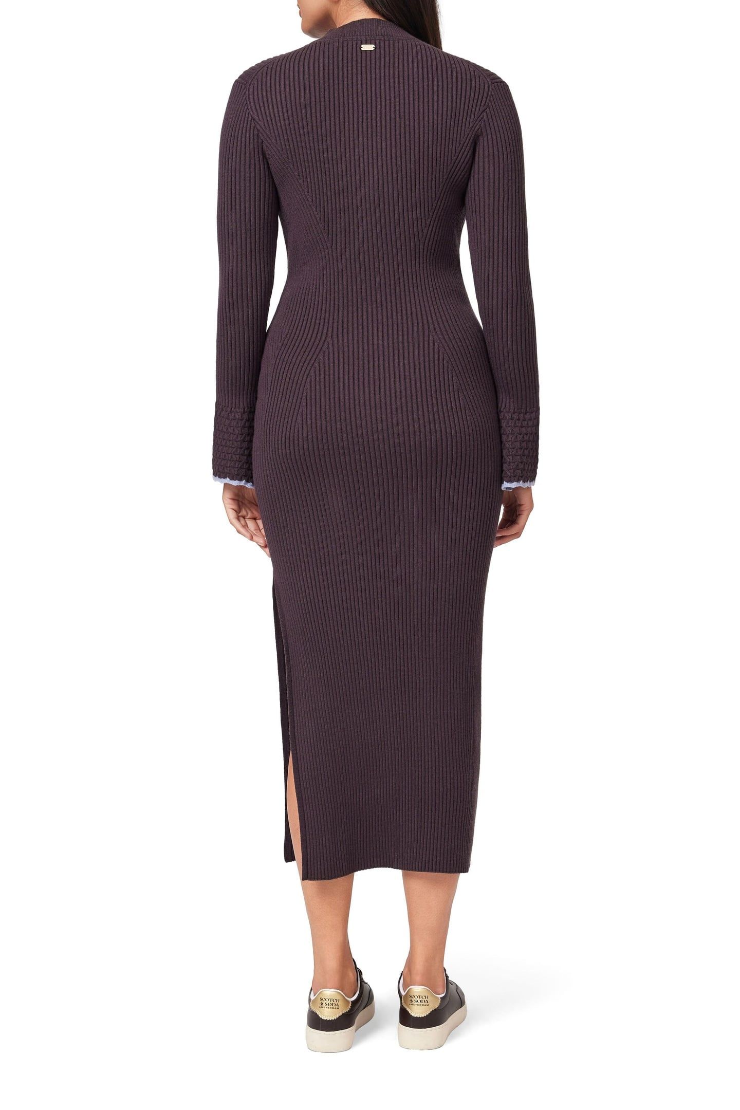 MOCK NKDRESS SEAL BROWN 4