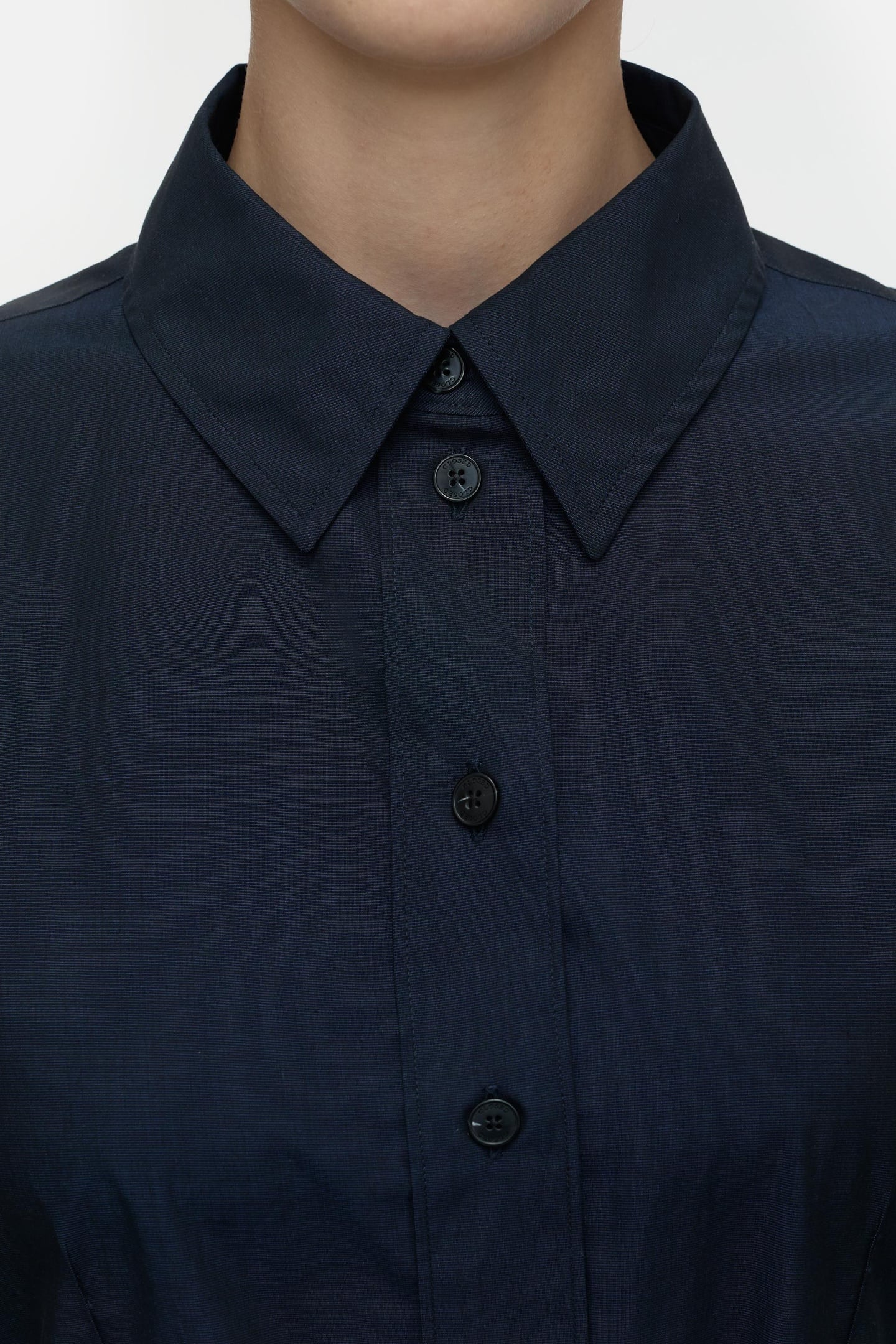 ELONGATED SHIRT SPACE BLUE 6