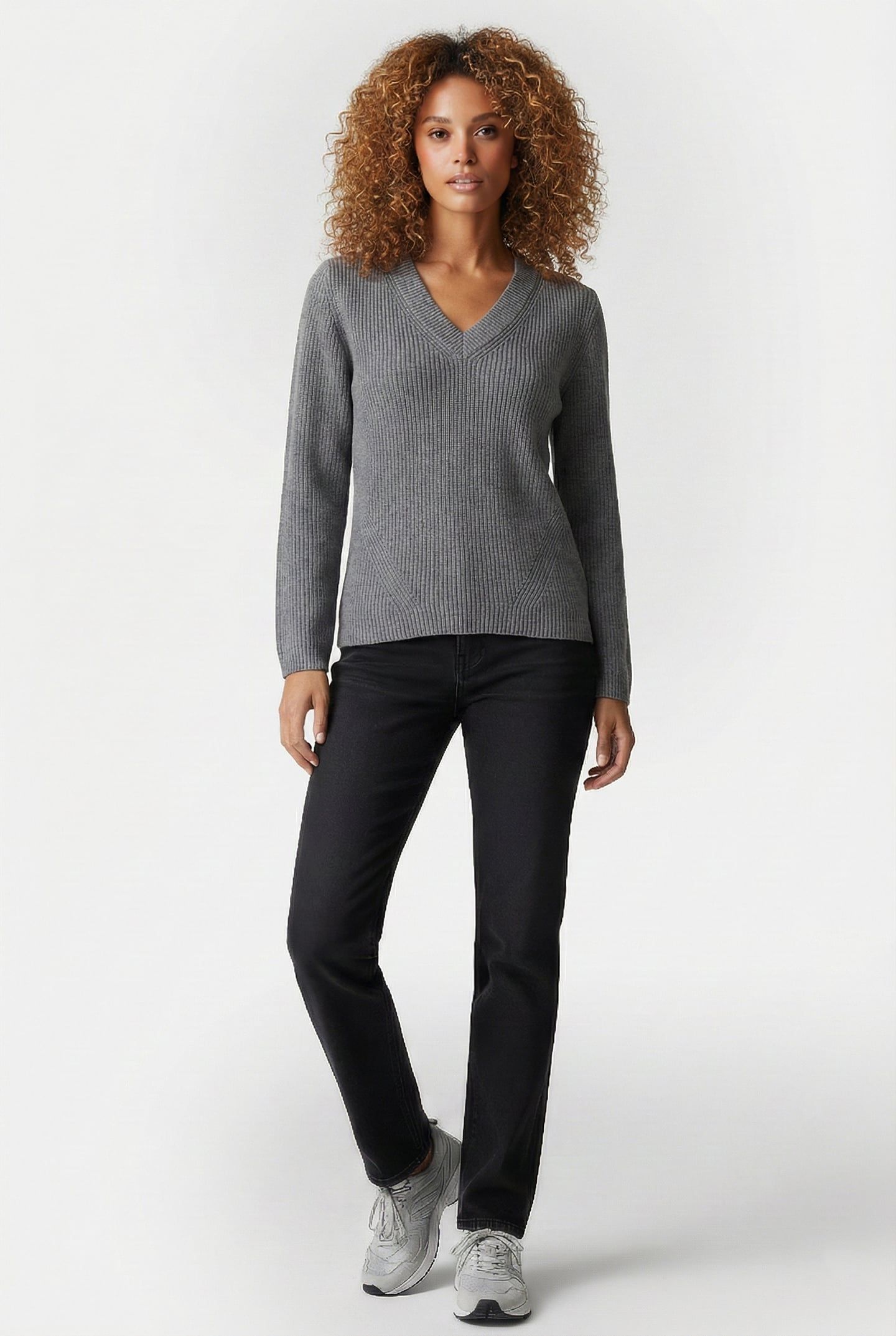 S.OLIVER PULLOVER GREY/BLACK 1