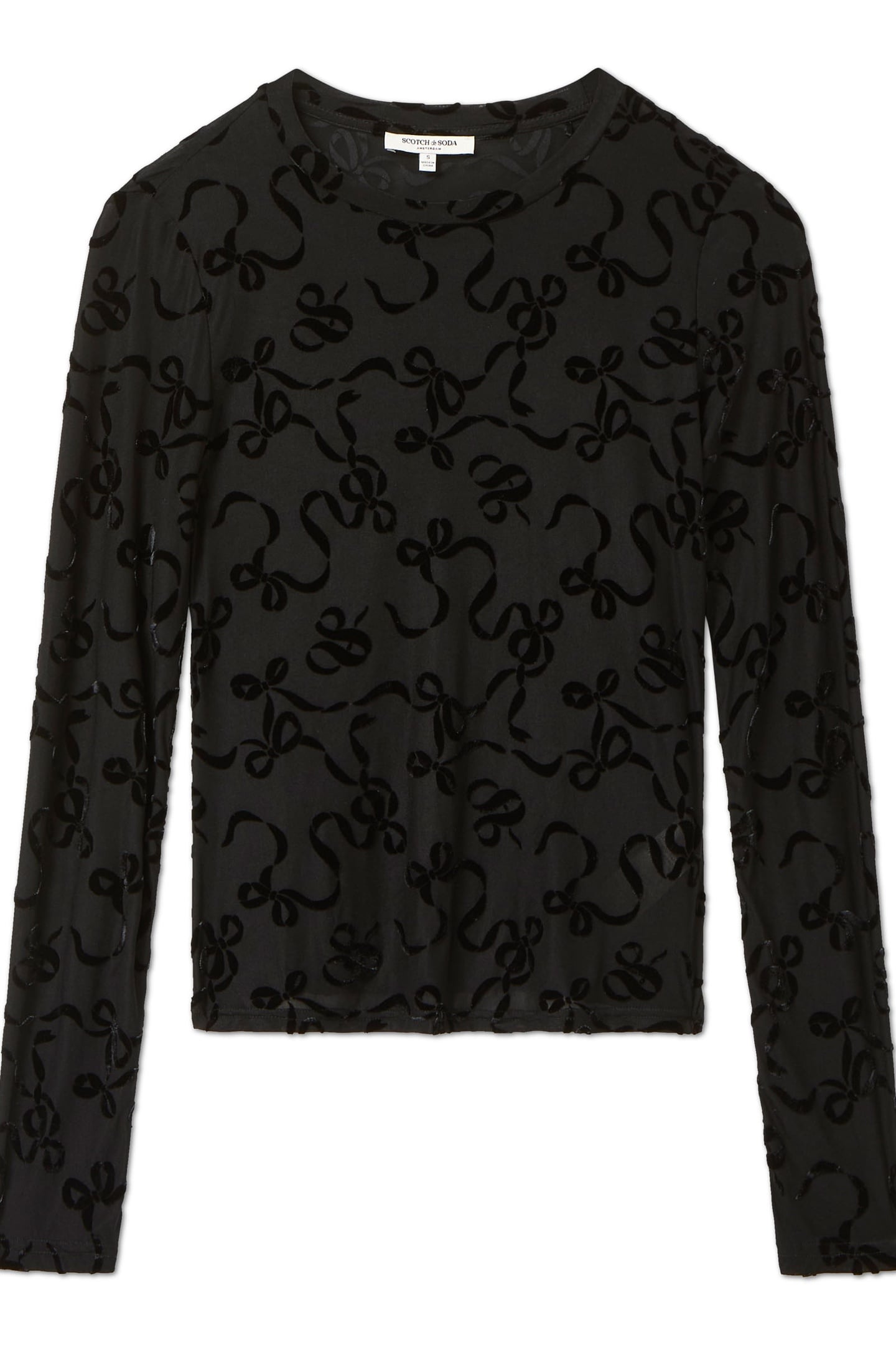 CREW NECK TOP BLACK NIGHT 4