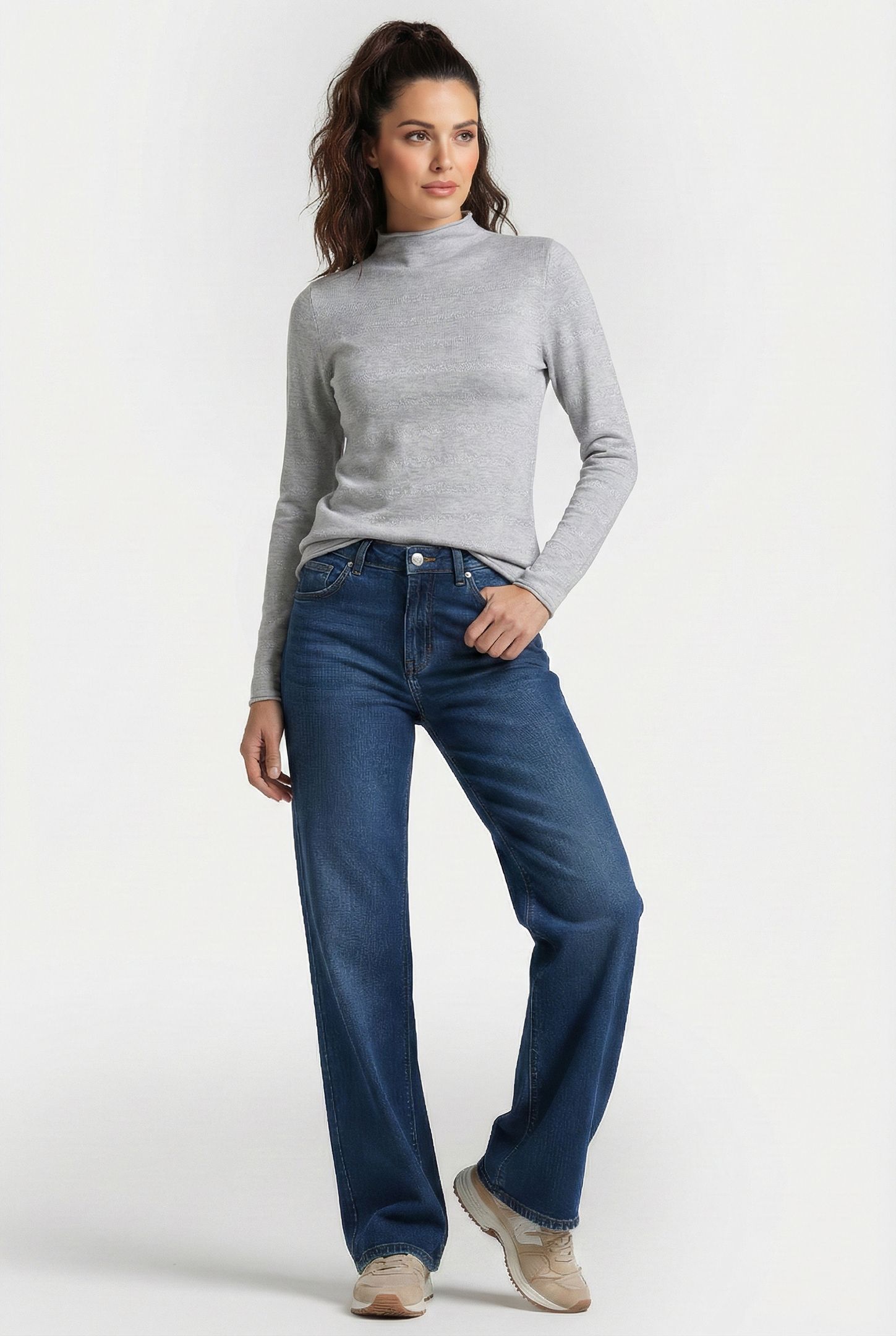 S.OLIVER PULLOVER LIGHT GREY 1
