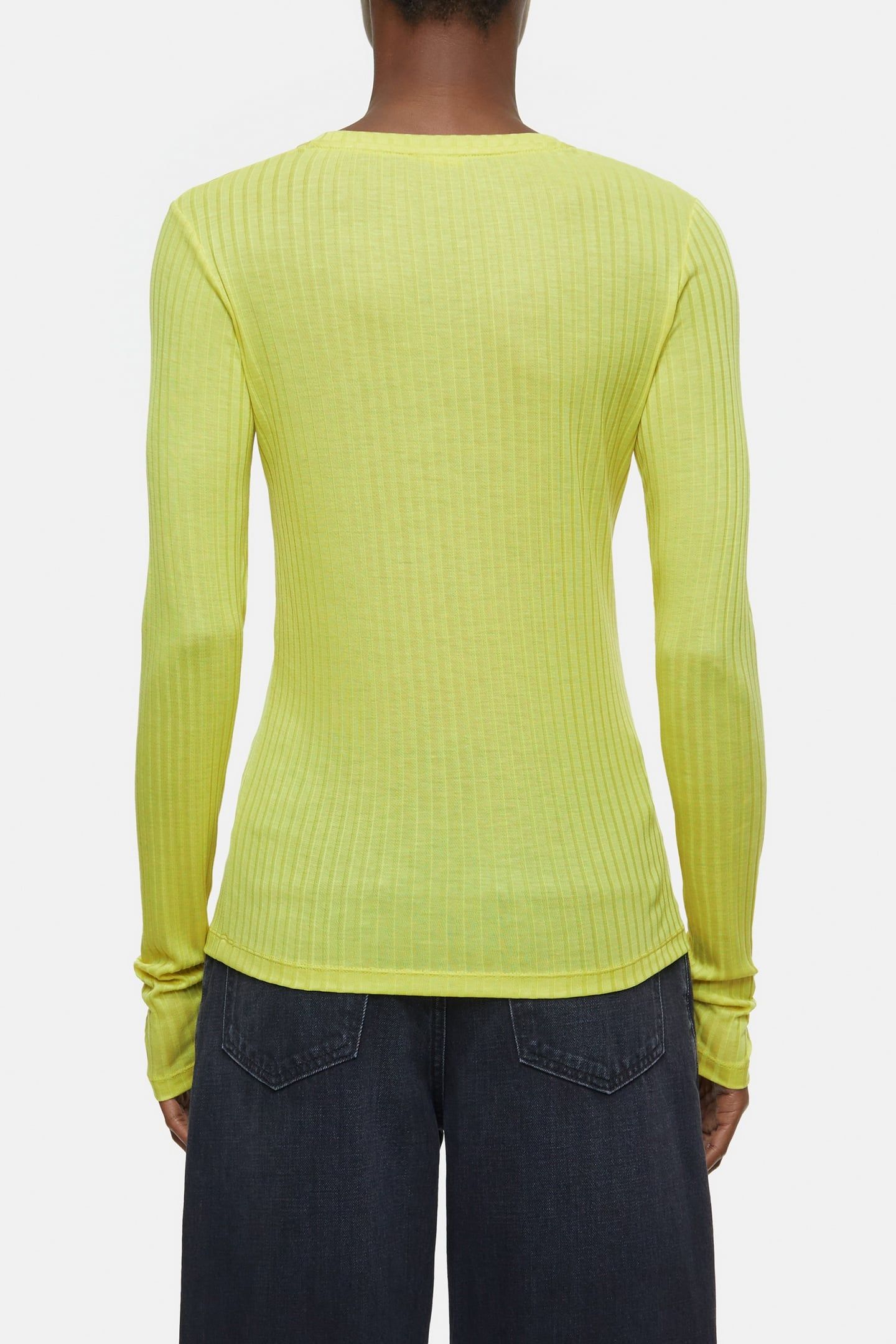 CREWNECK LONGSLEEVE T-SHIRTS PRIMARY YELLOW 3