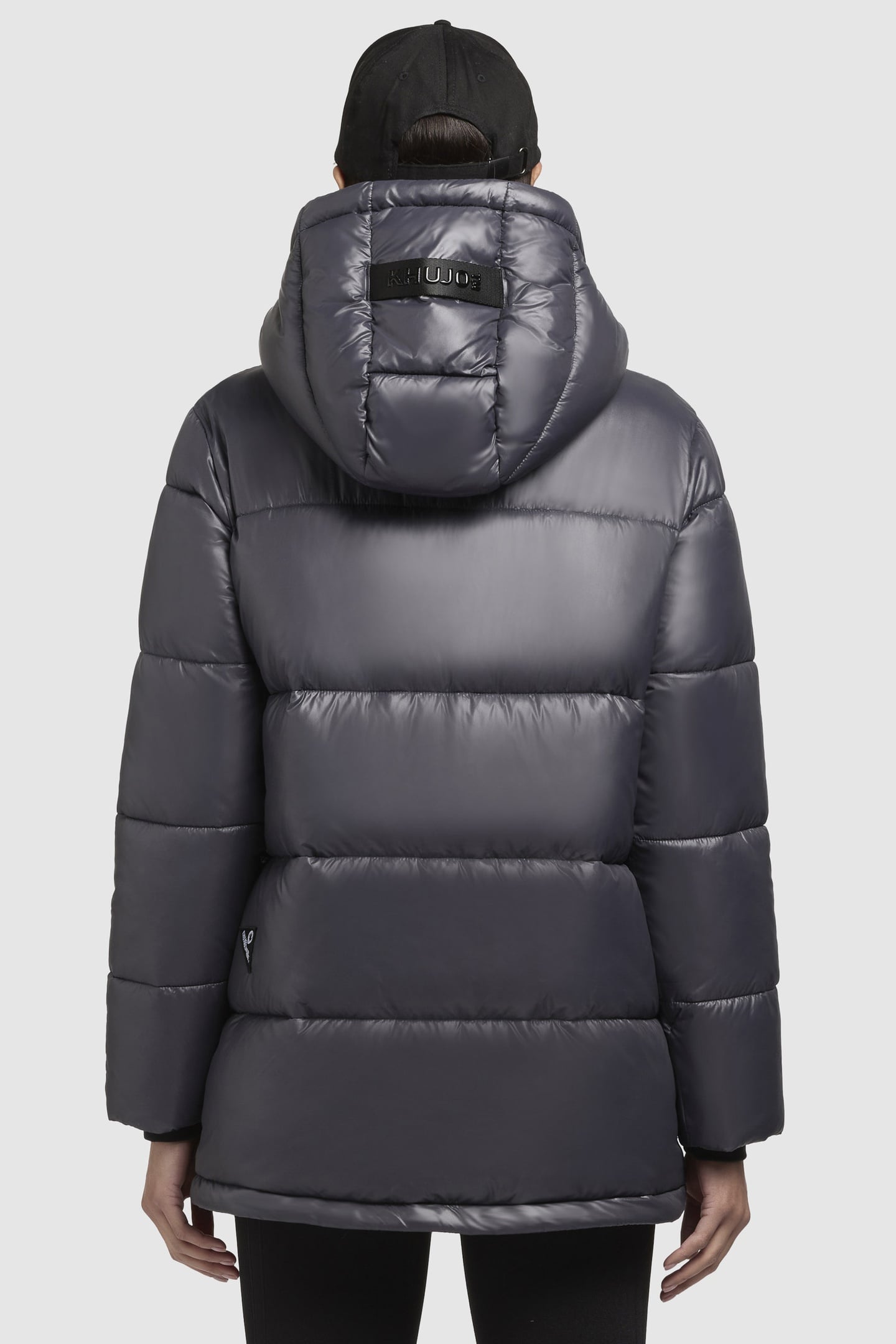 WORD3 SATIN JACKET DARK CLOUD BLUE 4