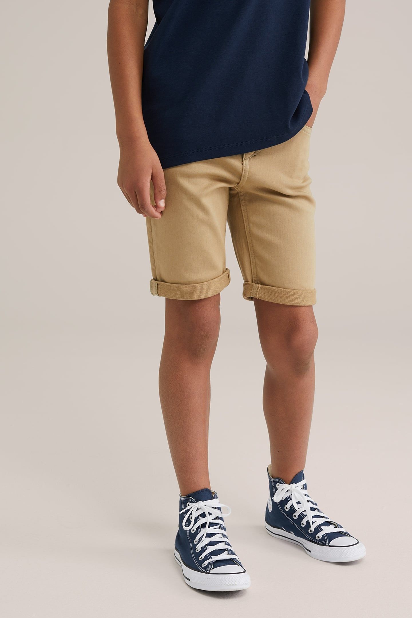 5-POCKET MID WAIST BEIGE 8