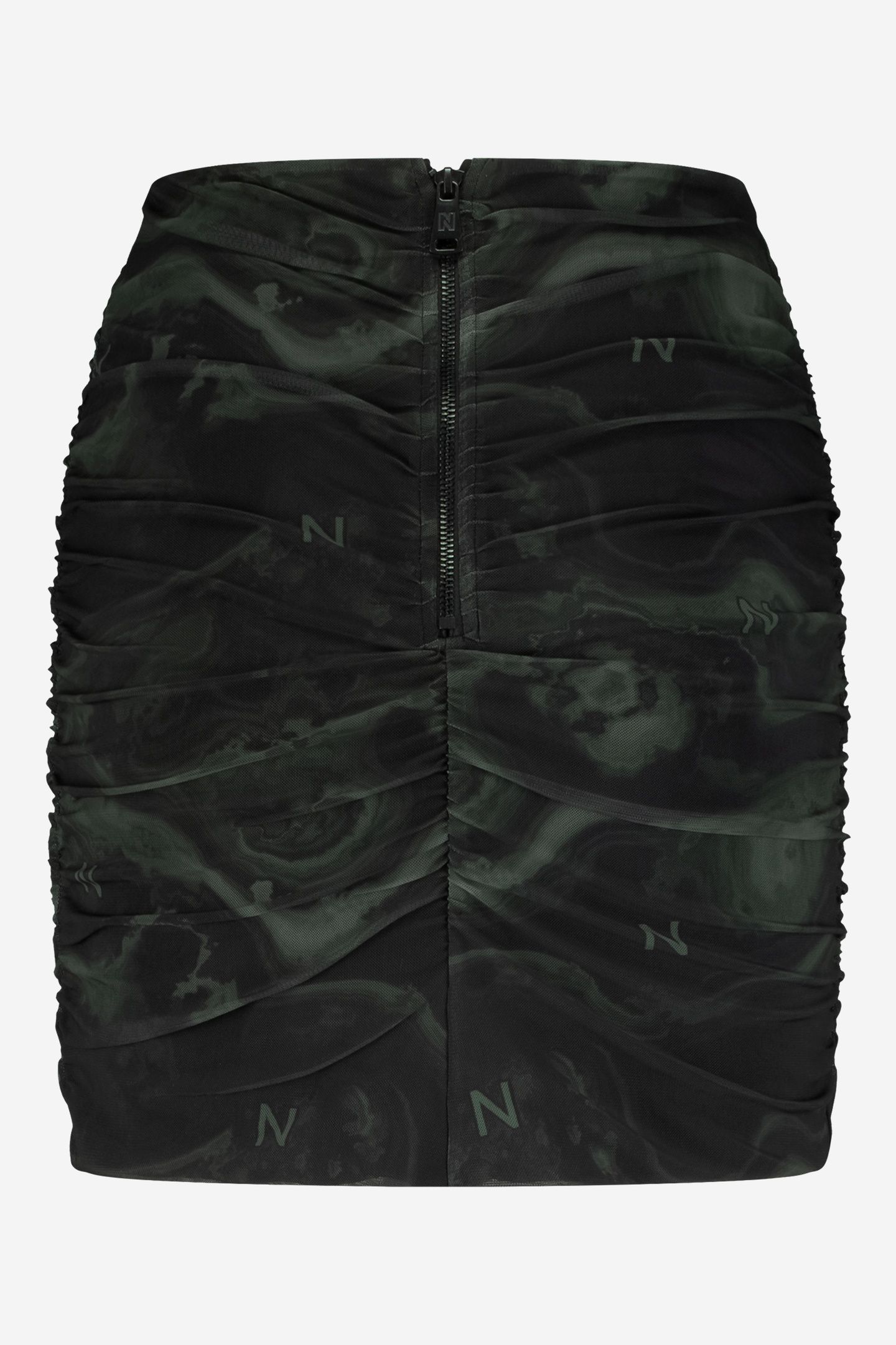 MARBLE MESH SKIRT NIGHT FOREST 2