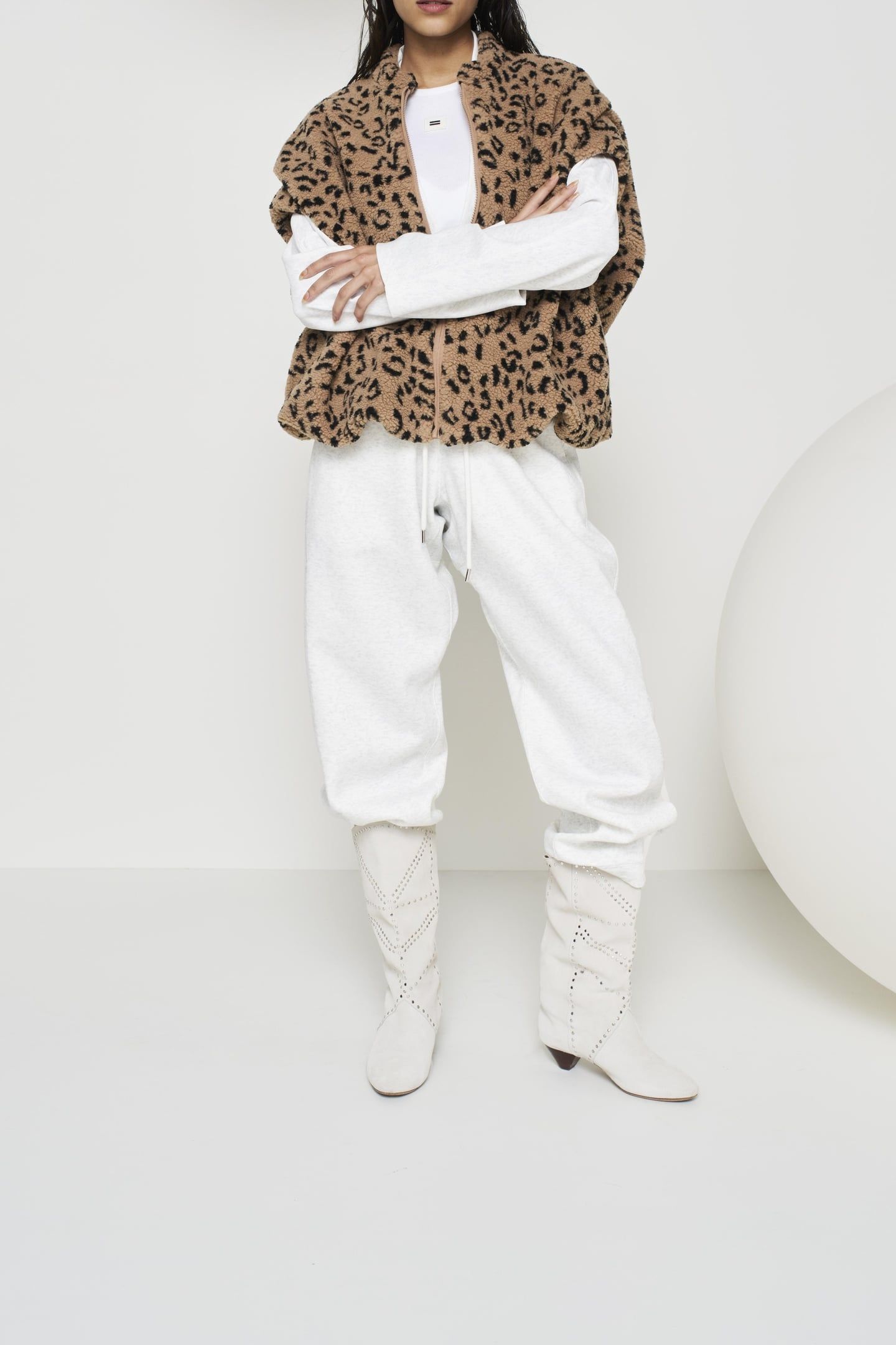 TEDDY GILET LEOPARD 1297 3