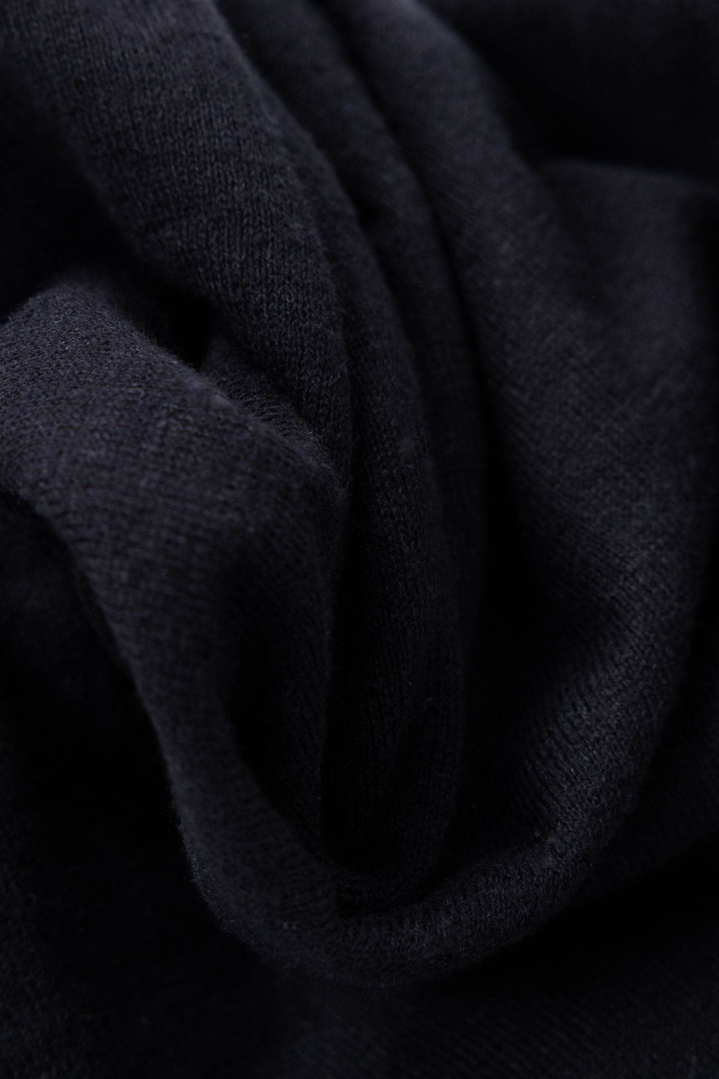 BLACK SLUB KNIT POLO SHIRT 6