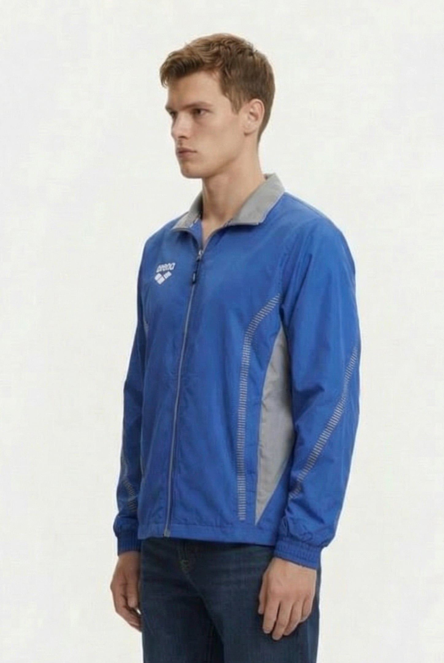 UNISEX TL WARM UP JACKET ROYAL-GREY 6