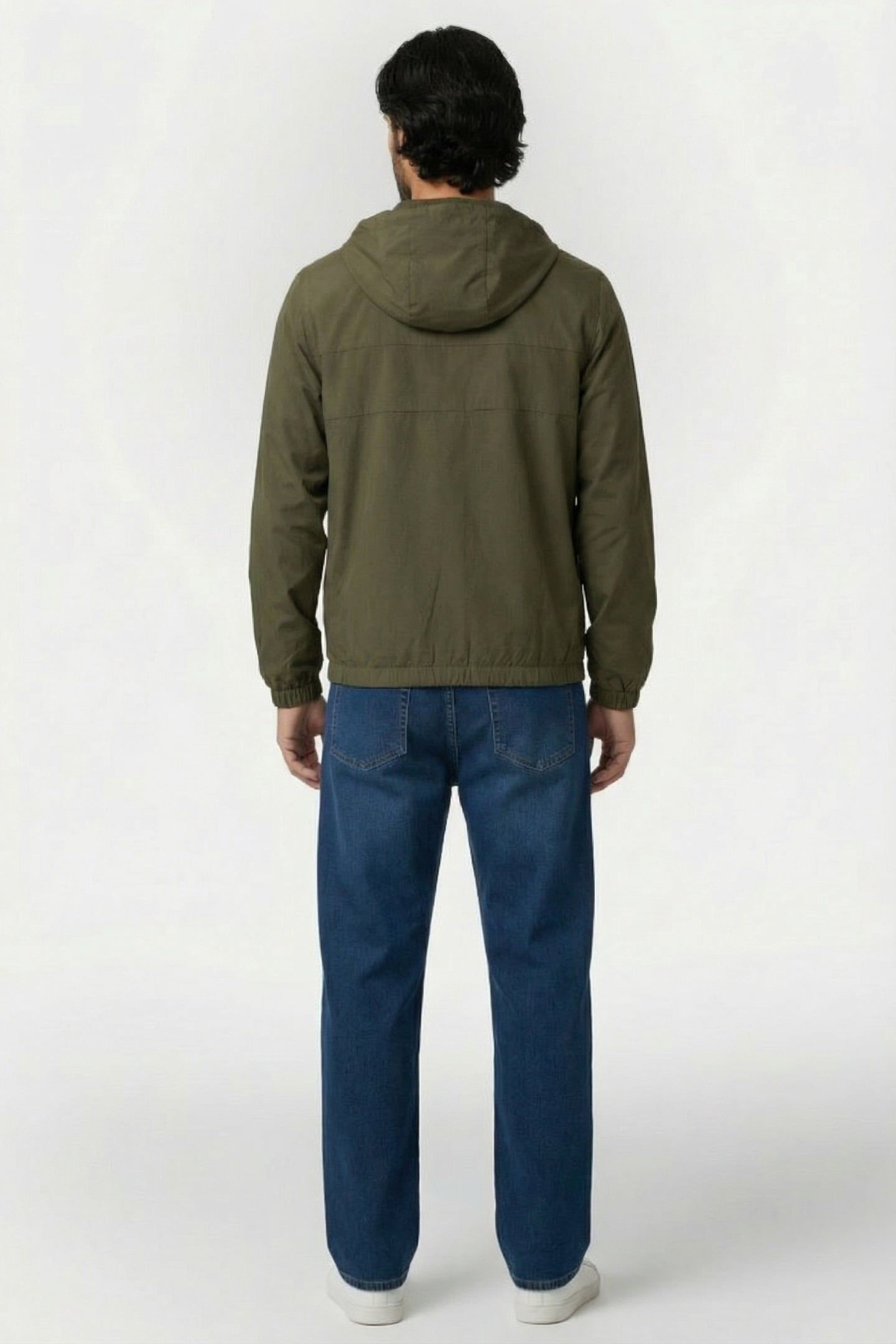 WATER-REPELLENT SPORT TRACK JACKET OLIVE/OLIVE-OLIVE 2