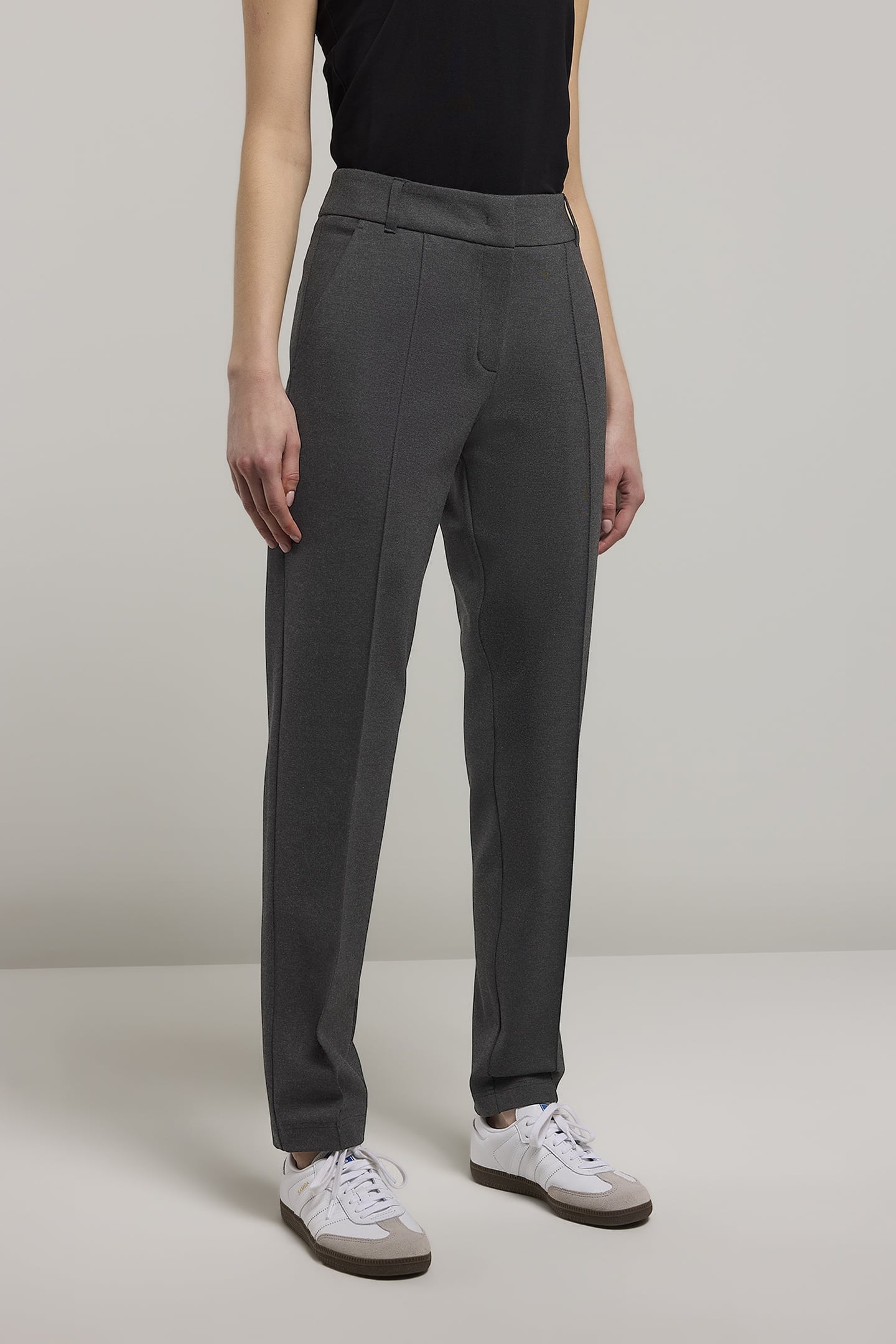 TROUSERS PUNTO MILANO MID GREY 3