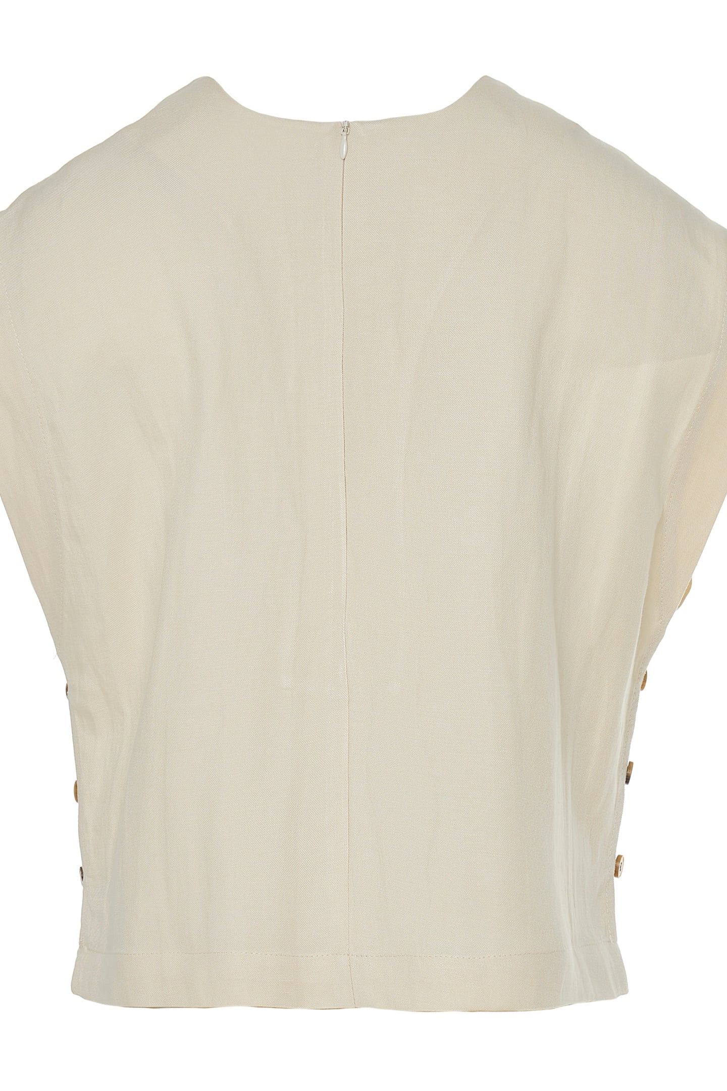 AGAPI BLOUSE LINO ECRU 3