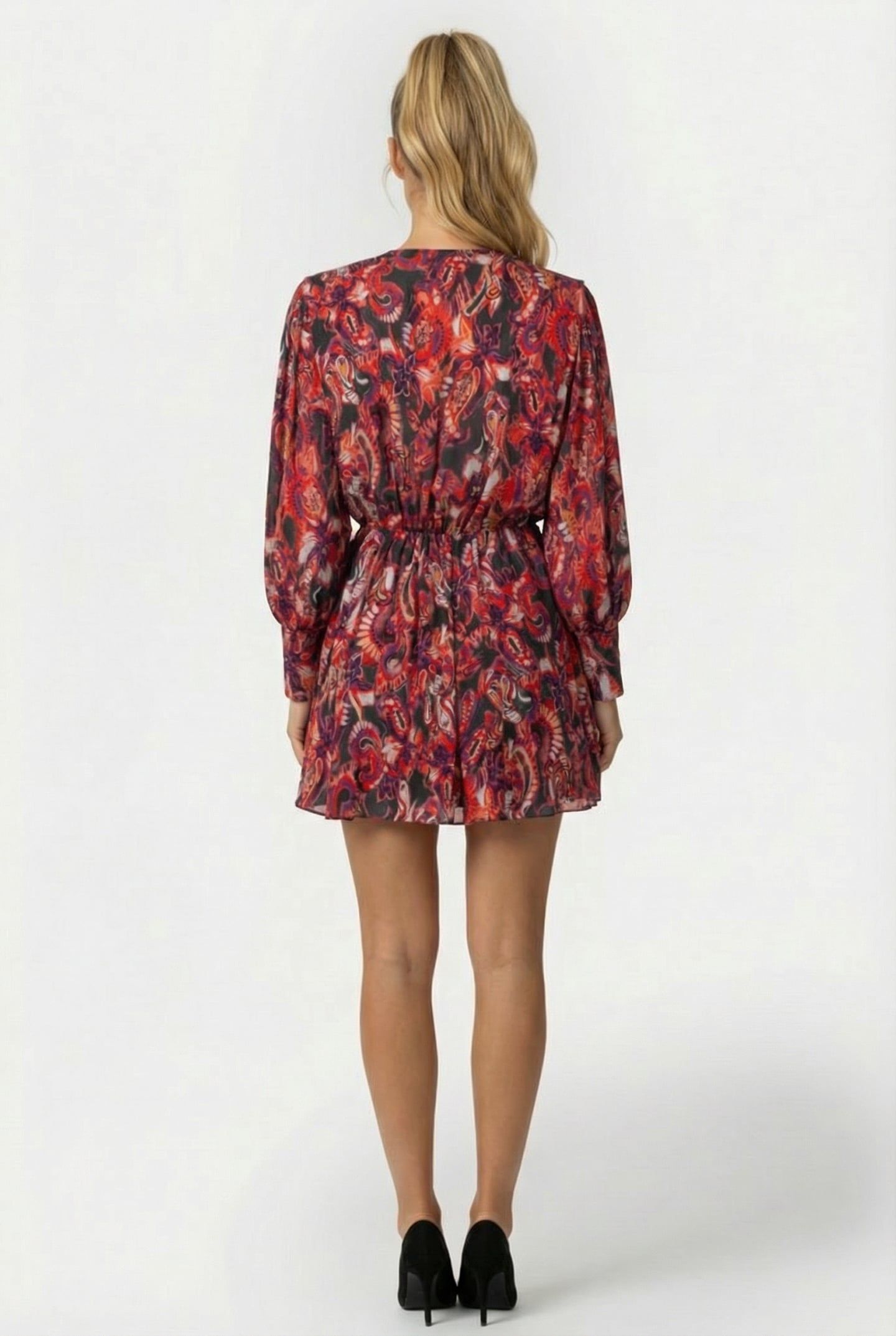DAMIE DRESS RED MULTICO 2