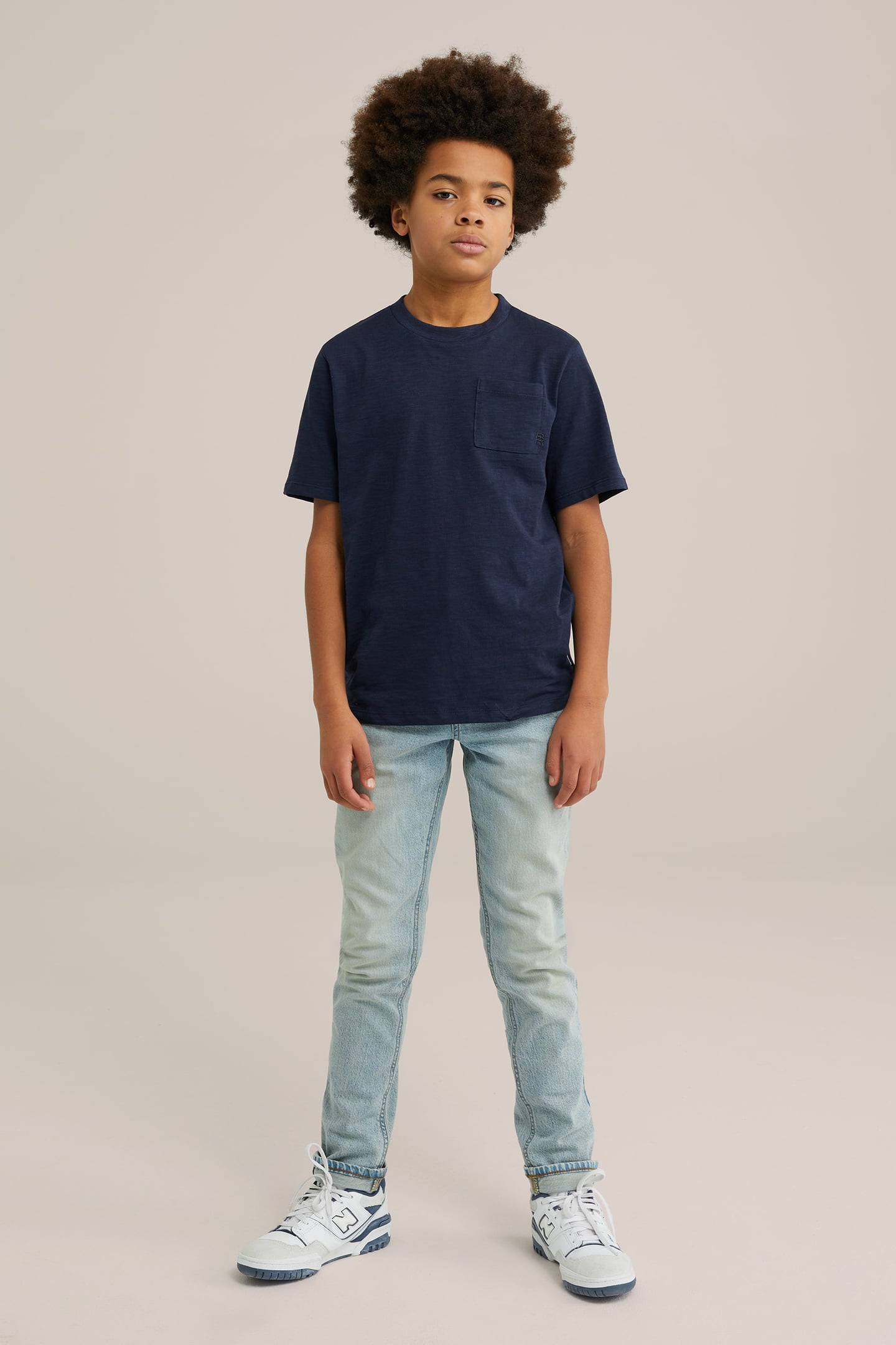 5-POCKET MID WAIST LIGHT BLUE 2