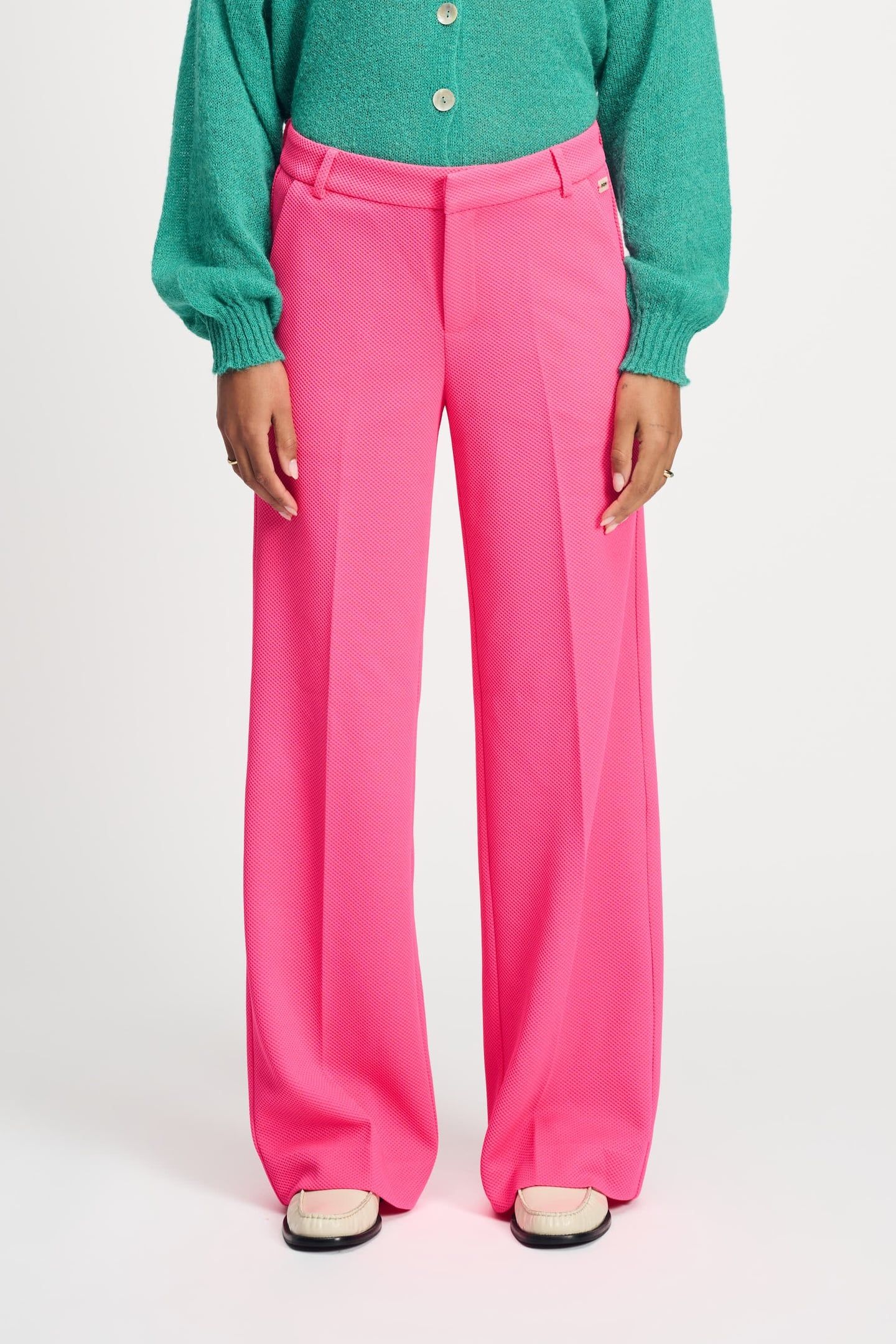 PANTS WIDE LEG VIBRANT PINK 2