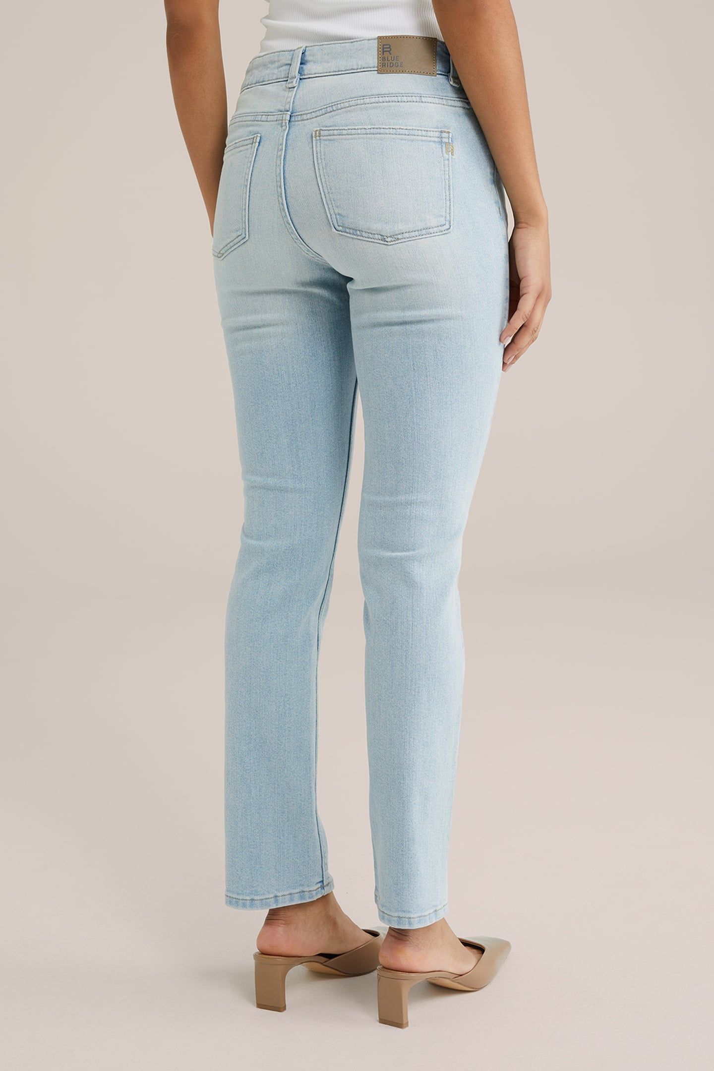 5-POCKET MID WAIST BLUE 8