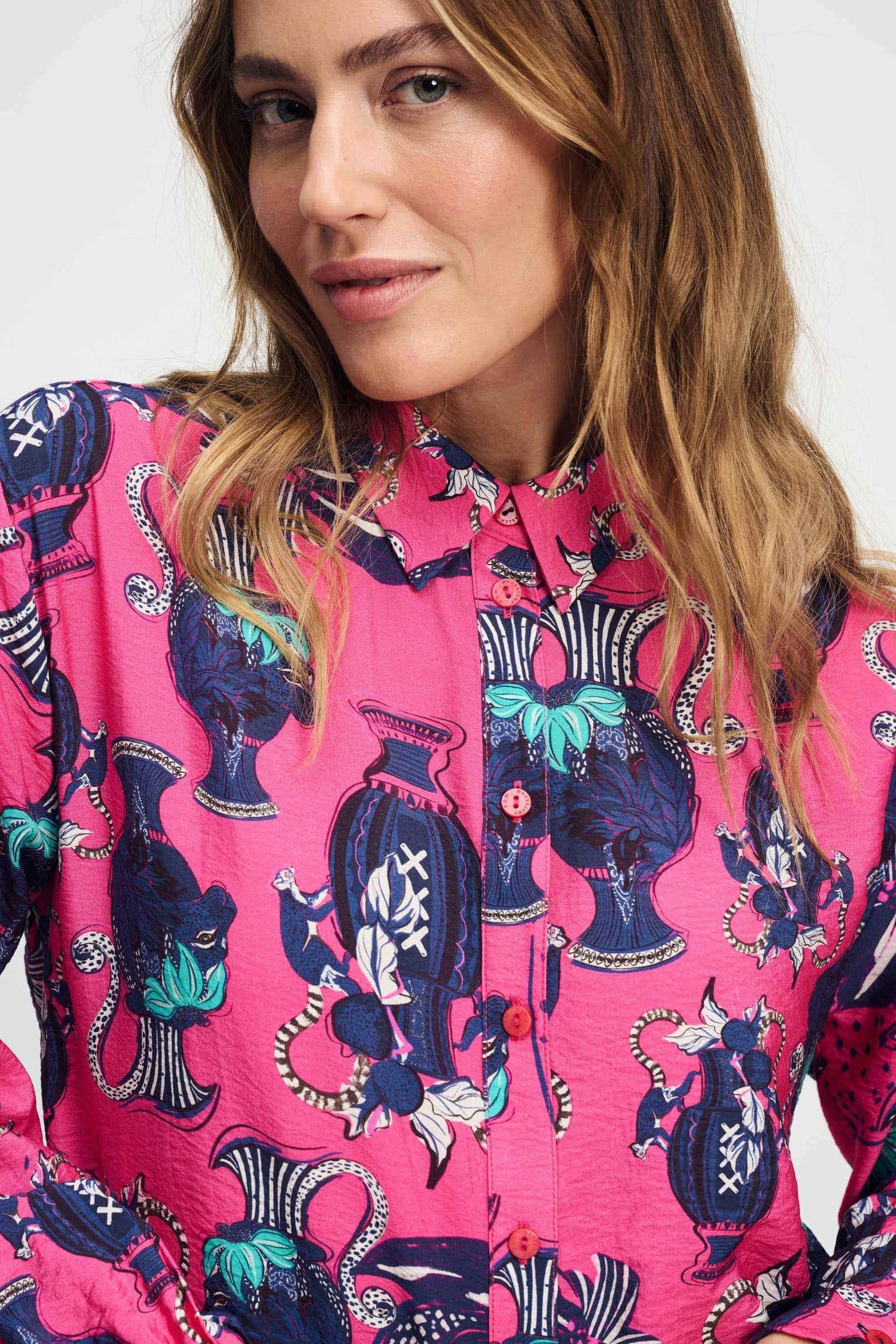 BLOUSE MILLY VASES PINK 6