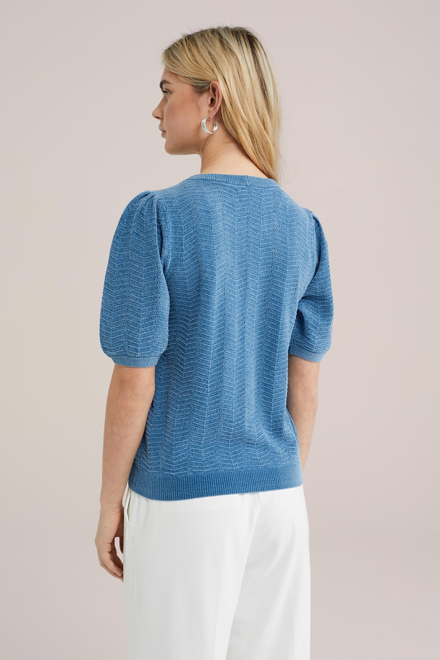 KNITTED PULLOVER ICE BLUE 7